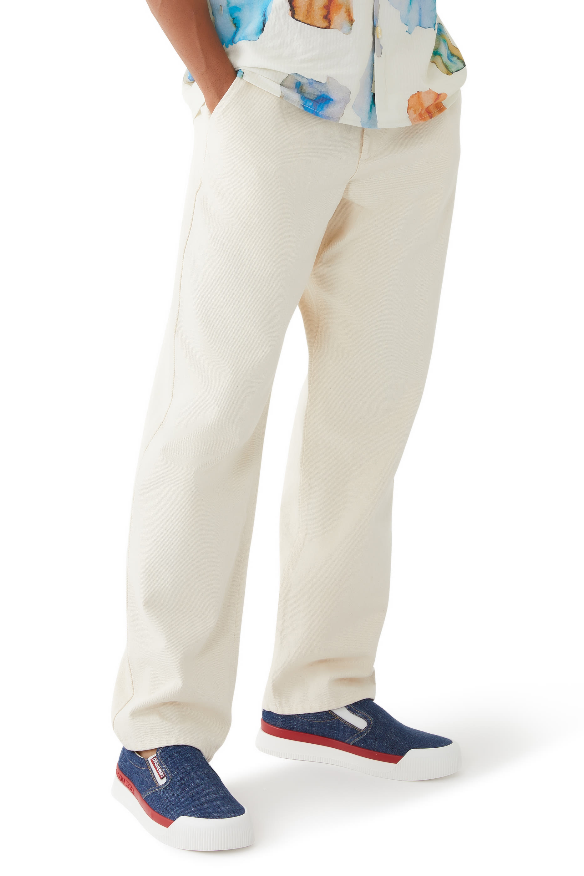 New Jersey Denim Slip On Sneakers