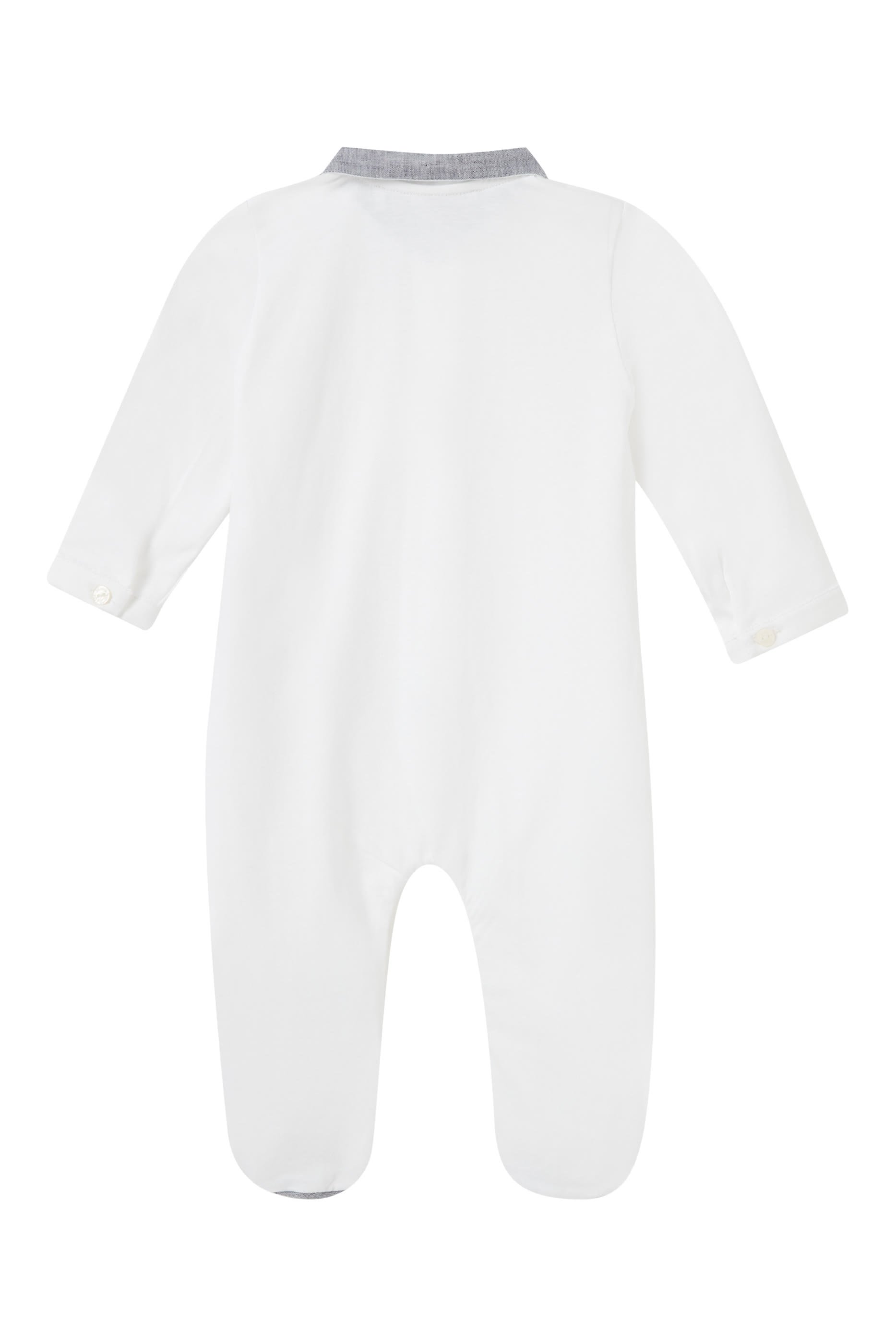 Baby Contrast Collar Bodysuit