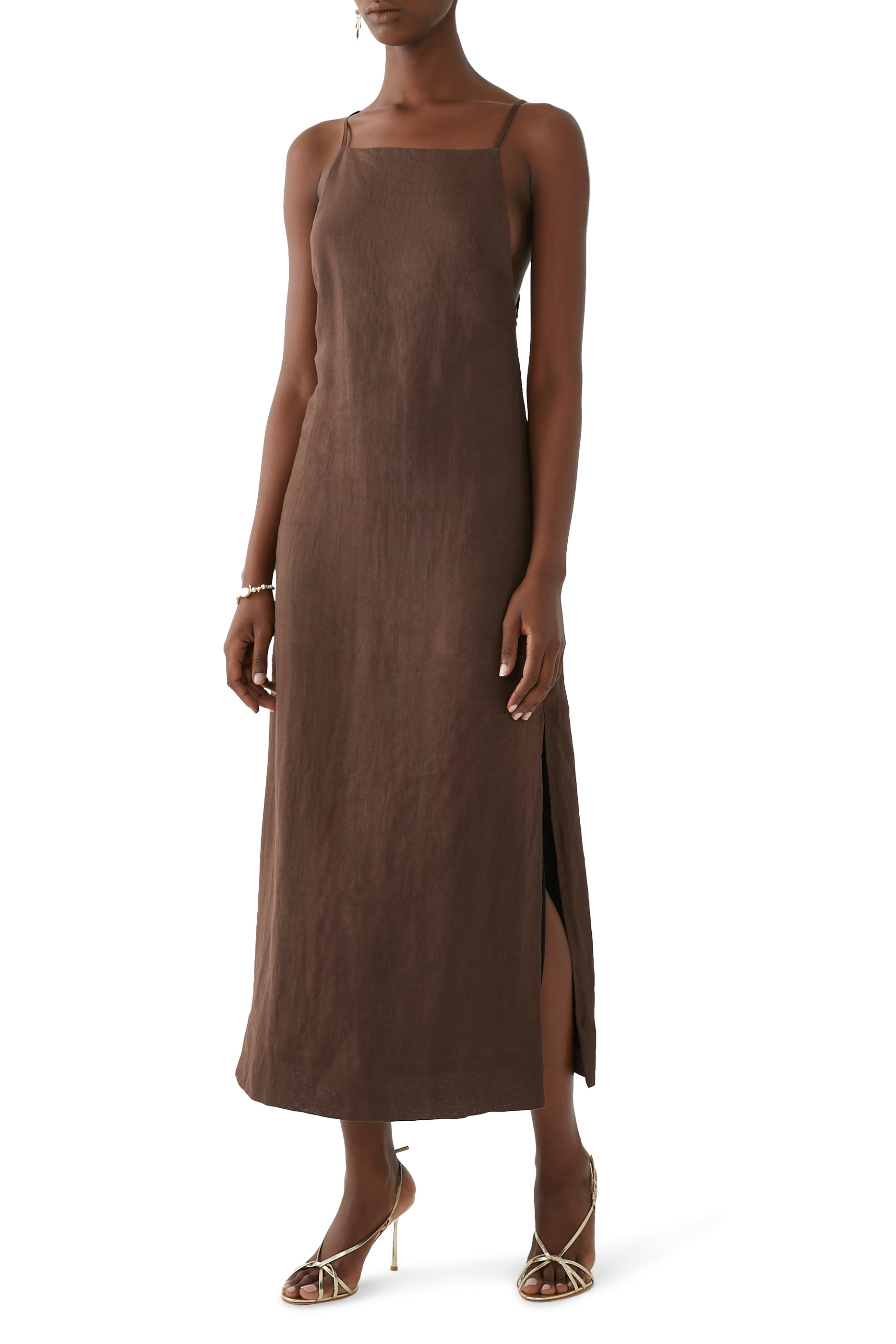 Malu Linen Midi Dress