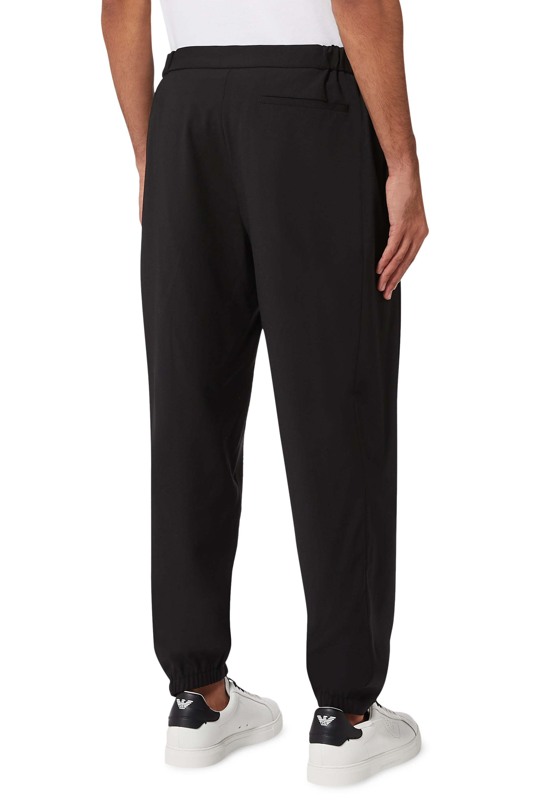 Straight Leg Virgin Wool Joggers