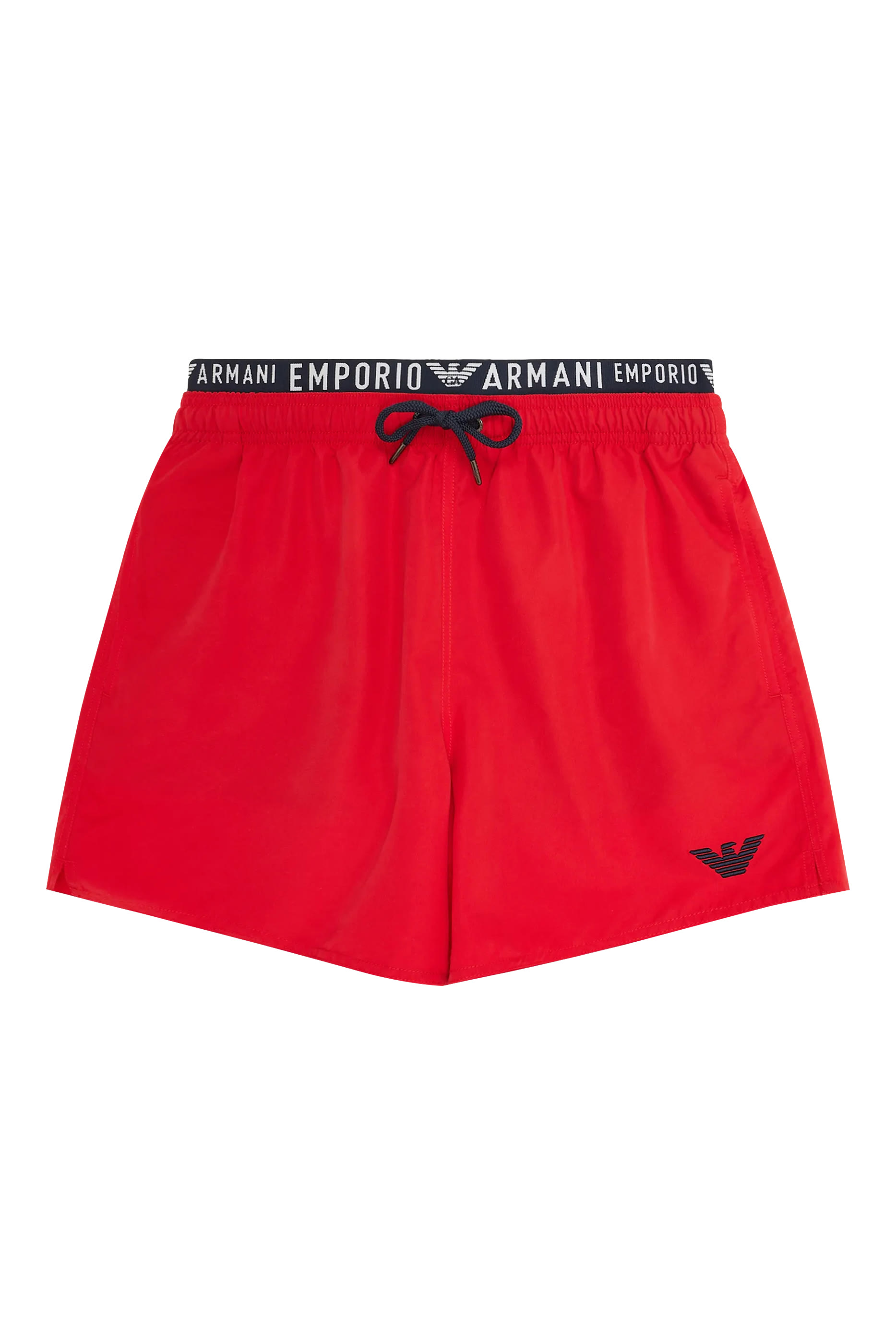 Drawstring Elasticated Waistband Swim Shorts