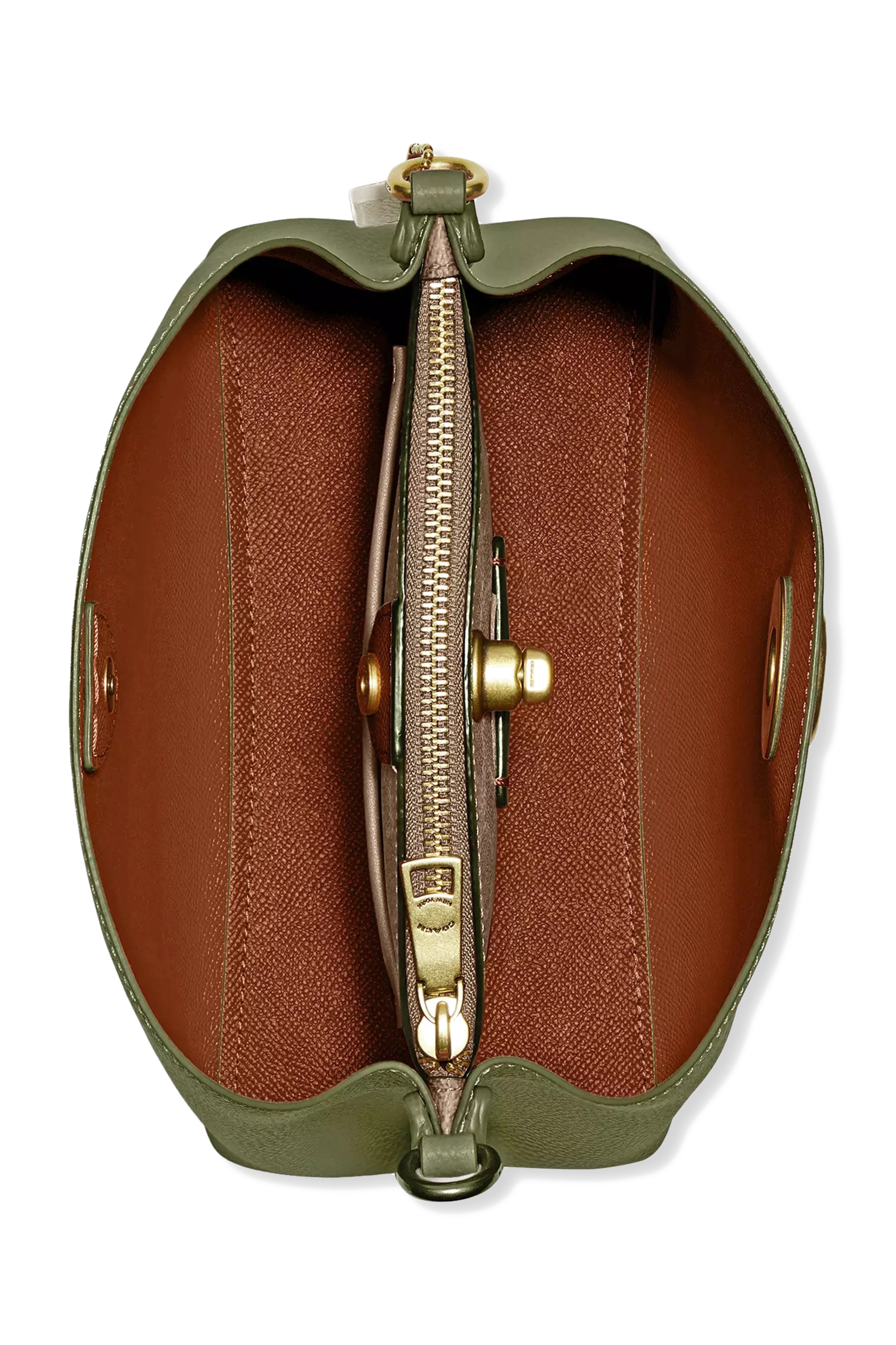 Willow Shoulder Bag in Colorblock With Signature Canvas Interior