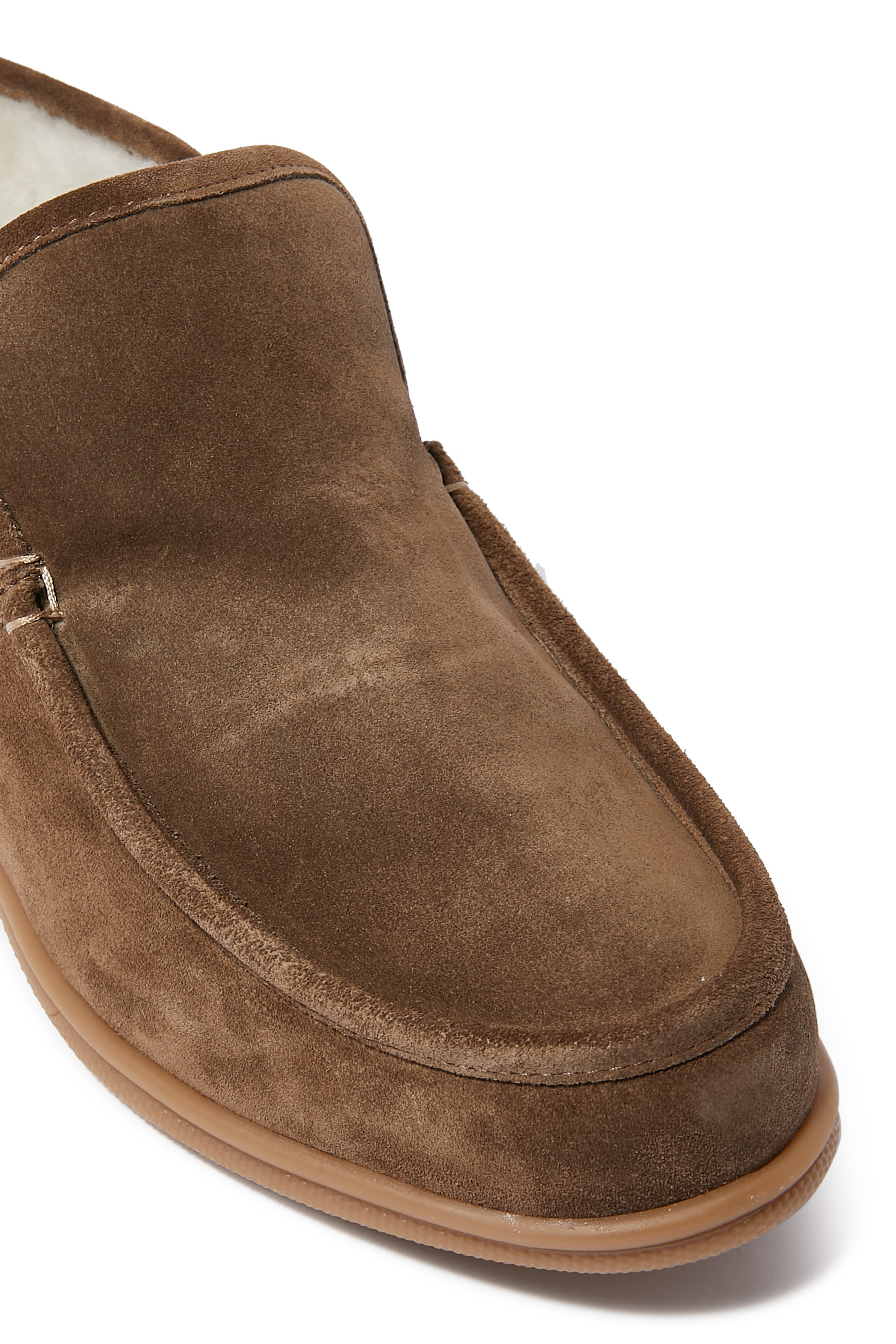 Lace-Up Boots in Stiff Merinillo