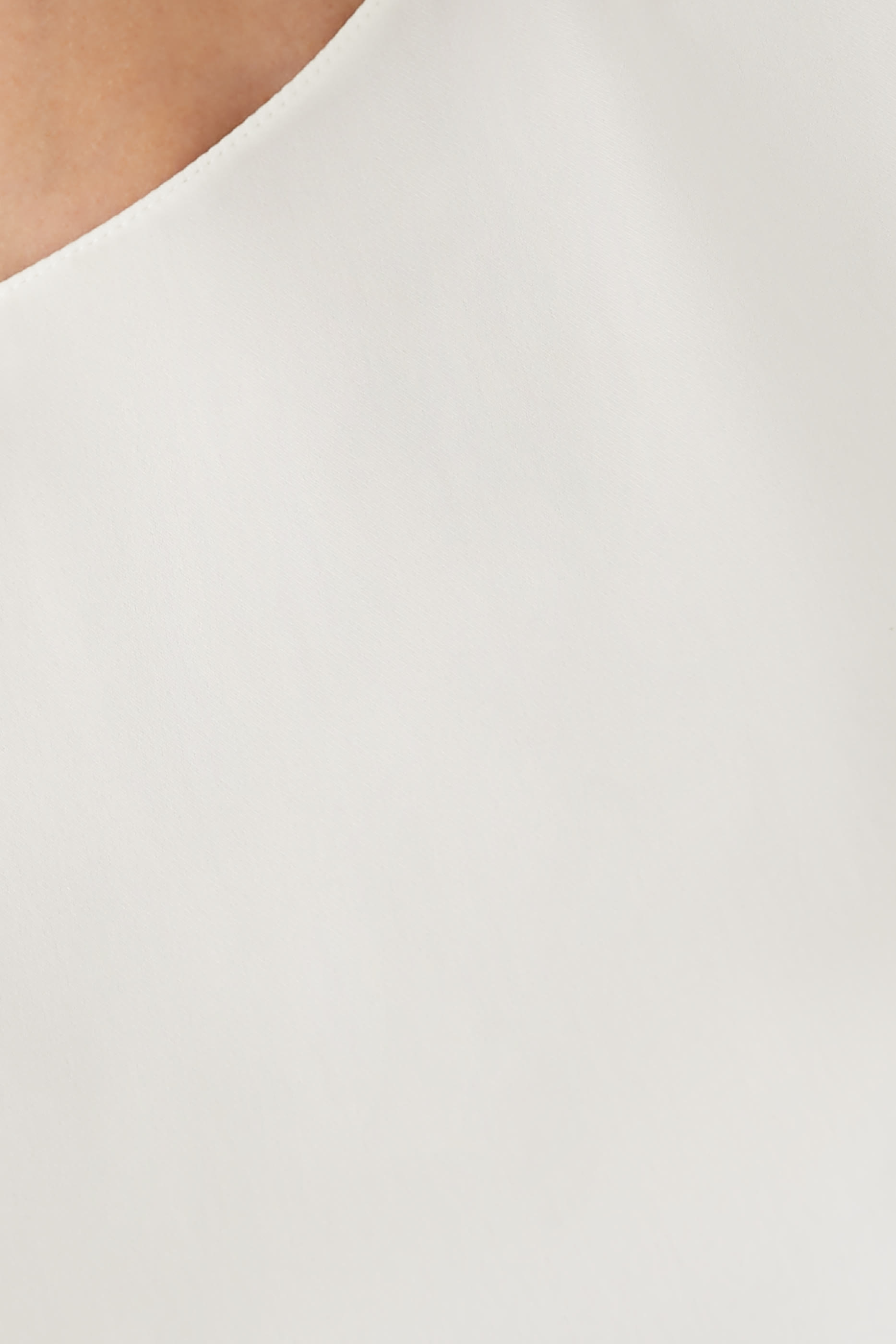 Shell Top in Silk Georgette