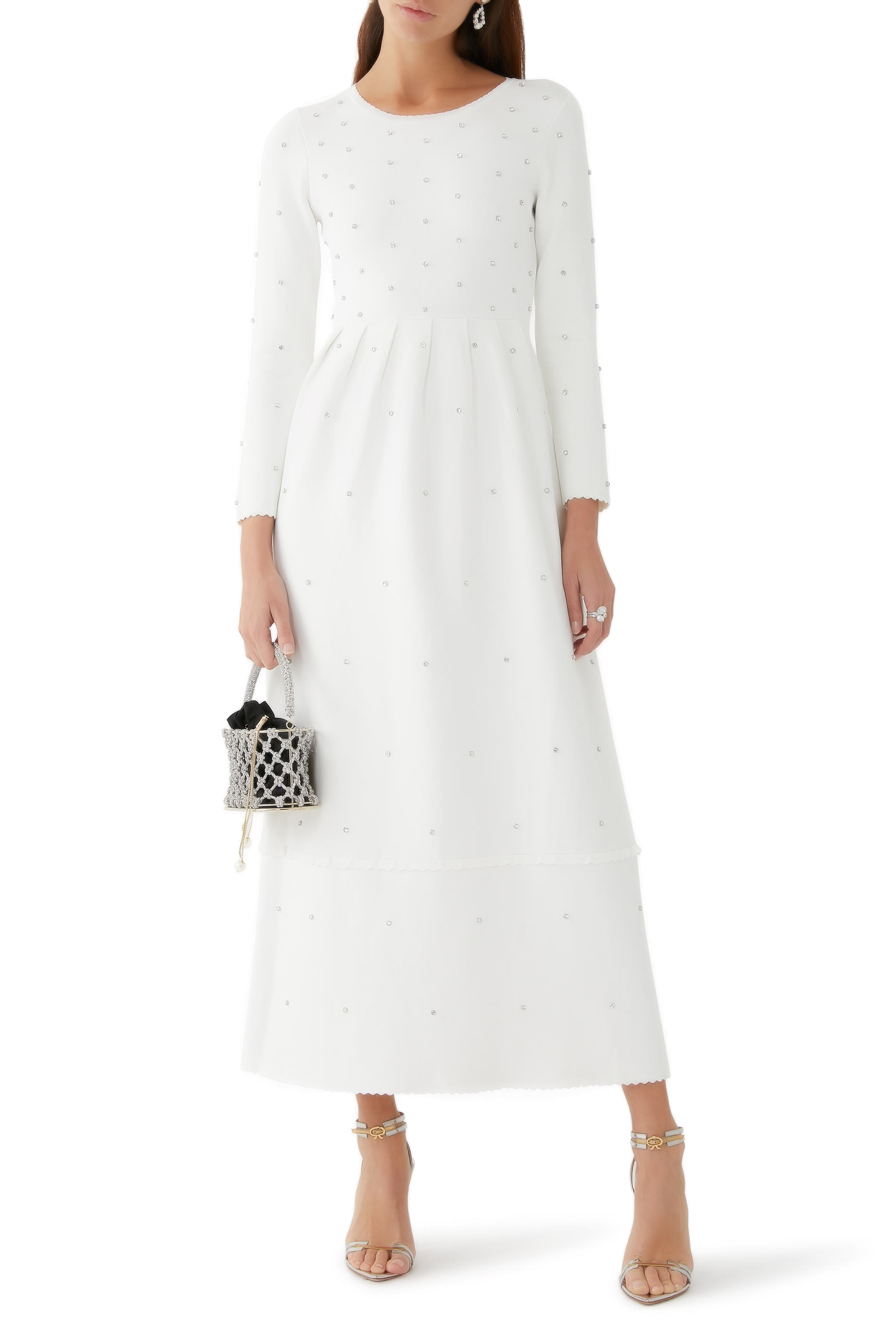 Embellished Knit Gown