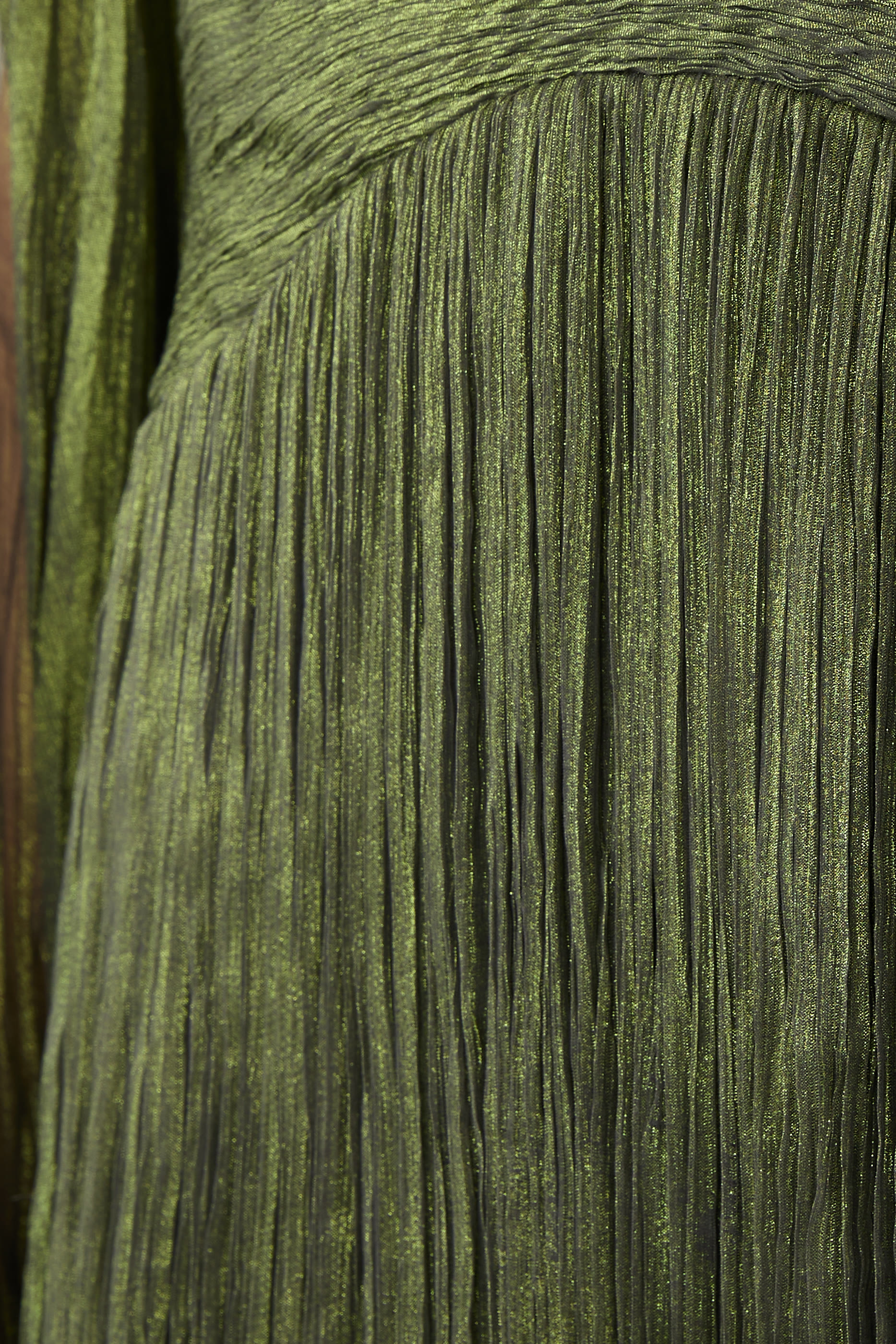 Ellie Plunge-Neck Gown