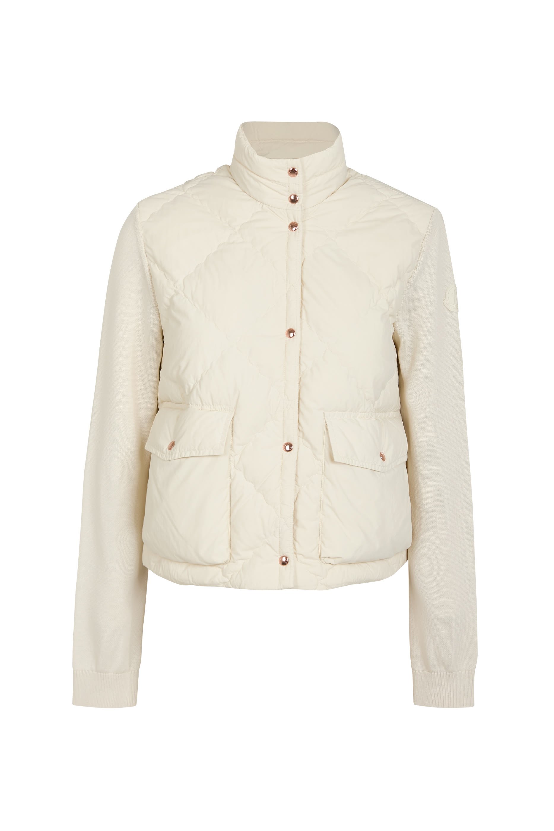 Down Paneled Cardigan