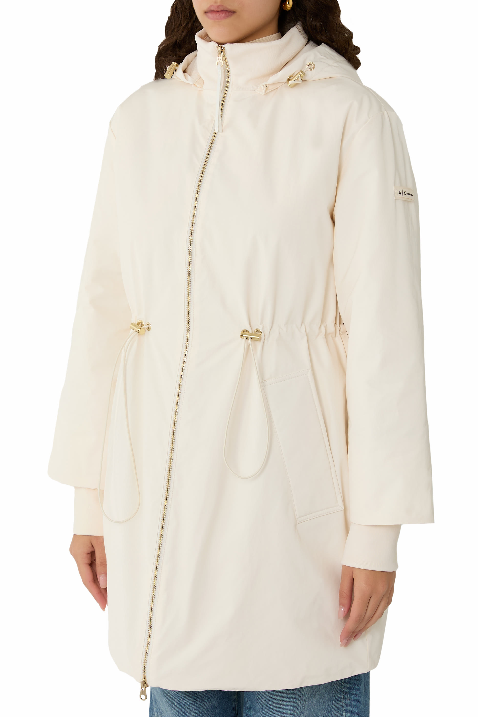 Recycled Fabric Hooded Parka