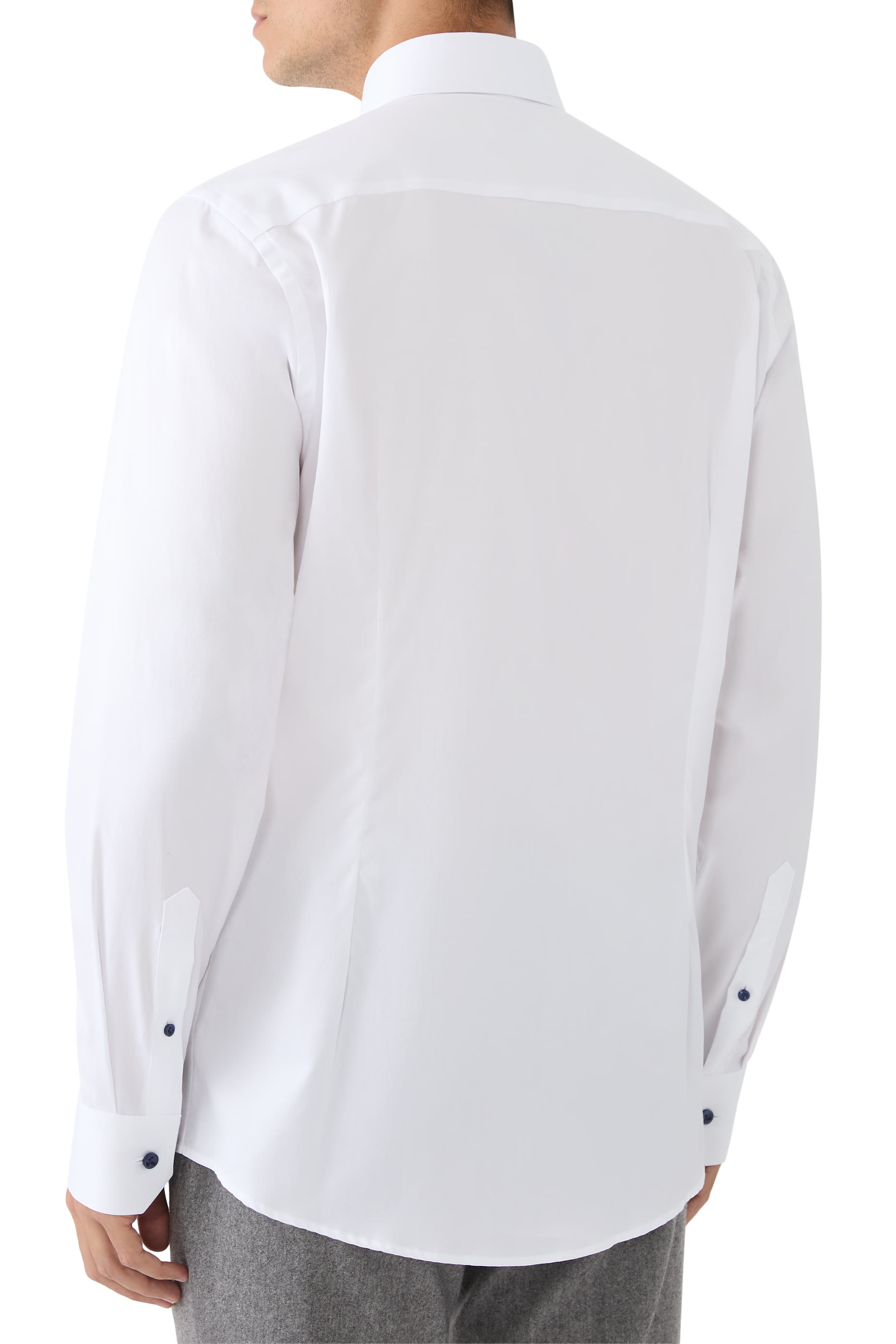 Floral Effect Signature Twill Shirt