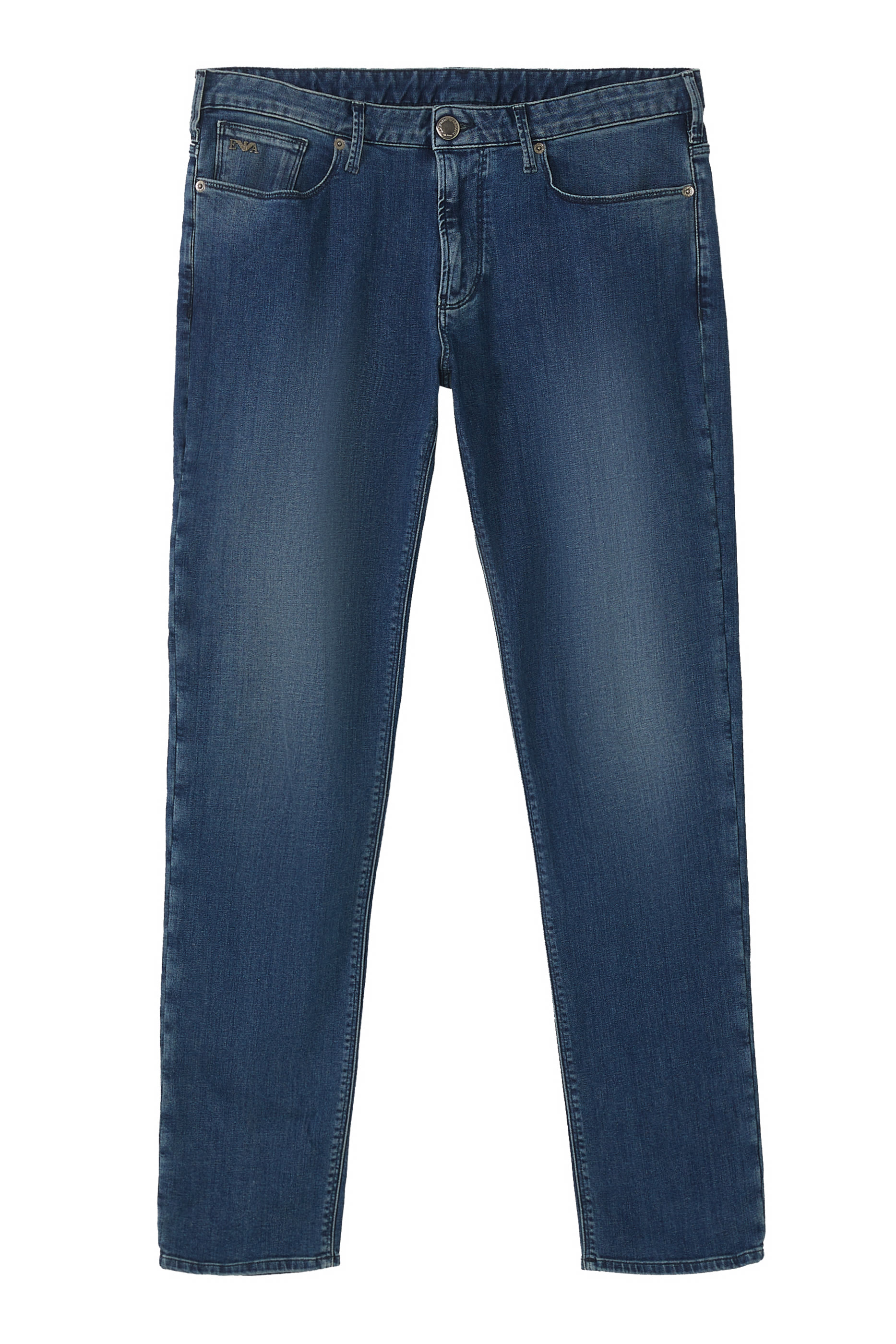 Cotton Denim Slim Fit Jeans