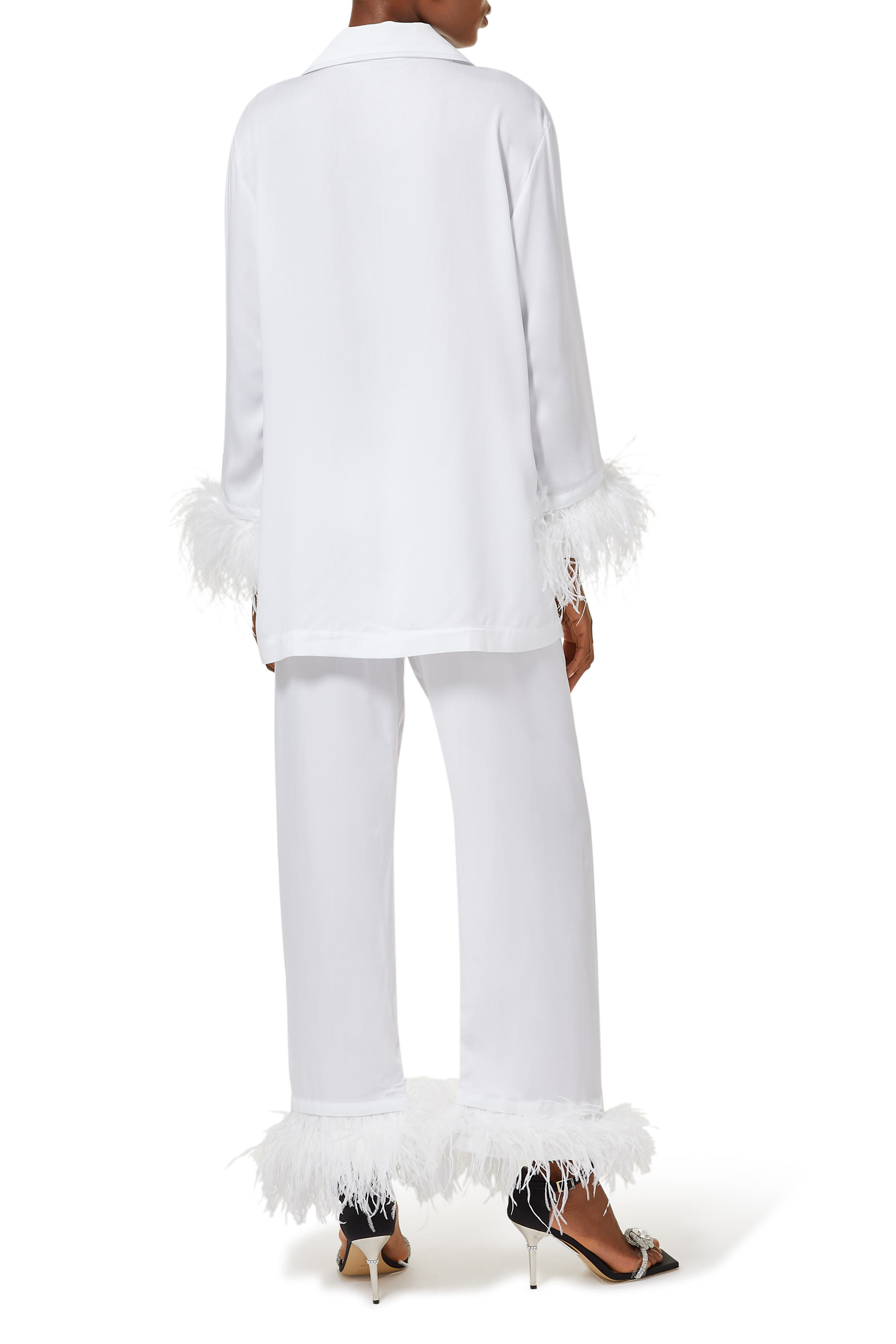 Party Pajama Set With Feathers