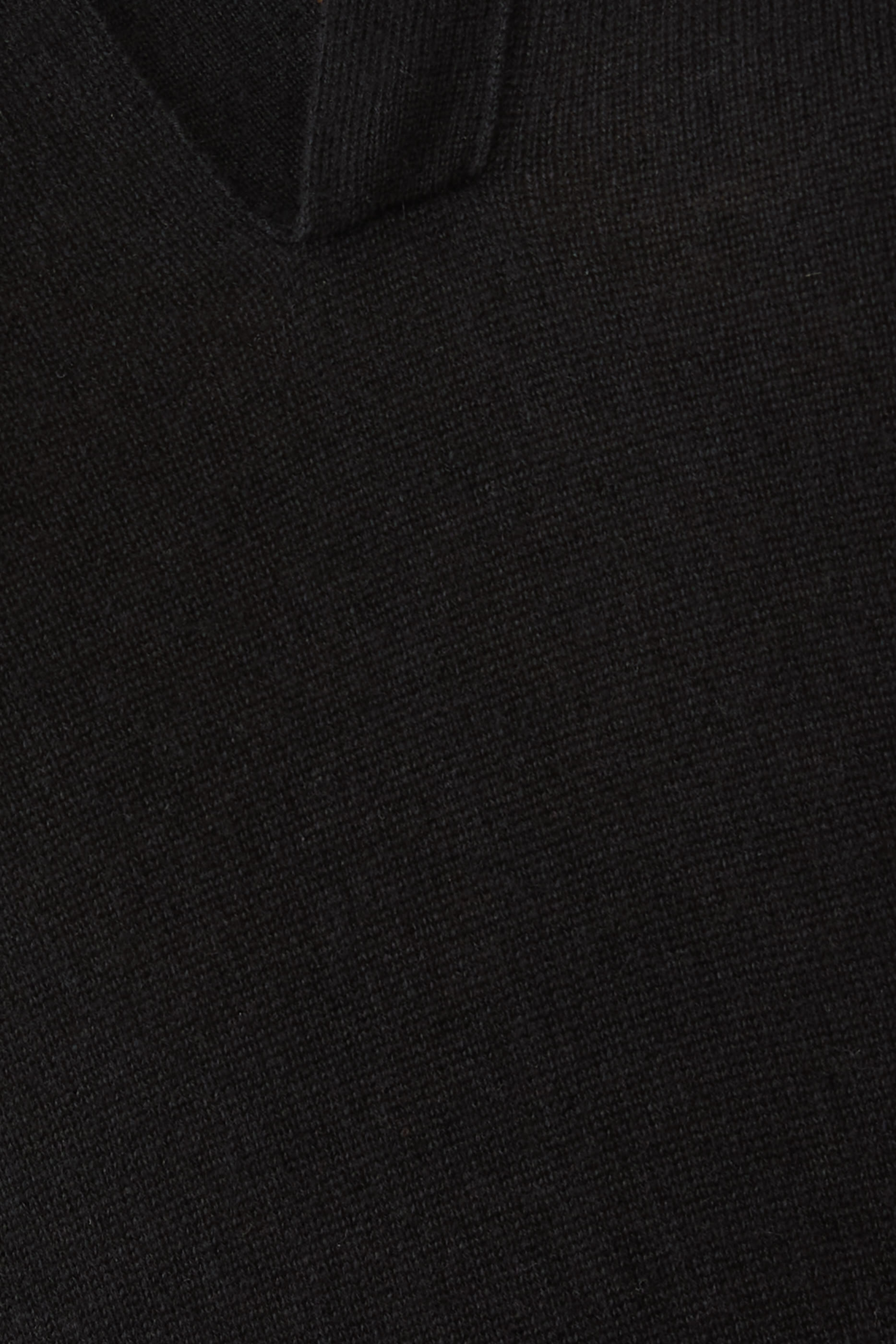 Super Fine Cashmere Silk Knit Skipper Polo