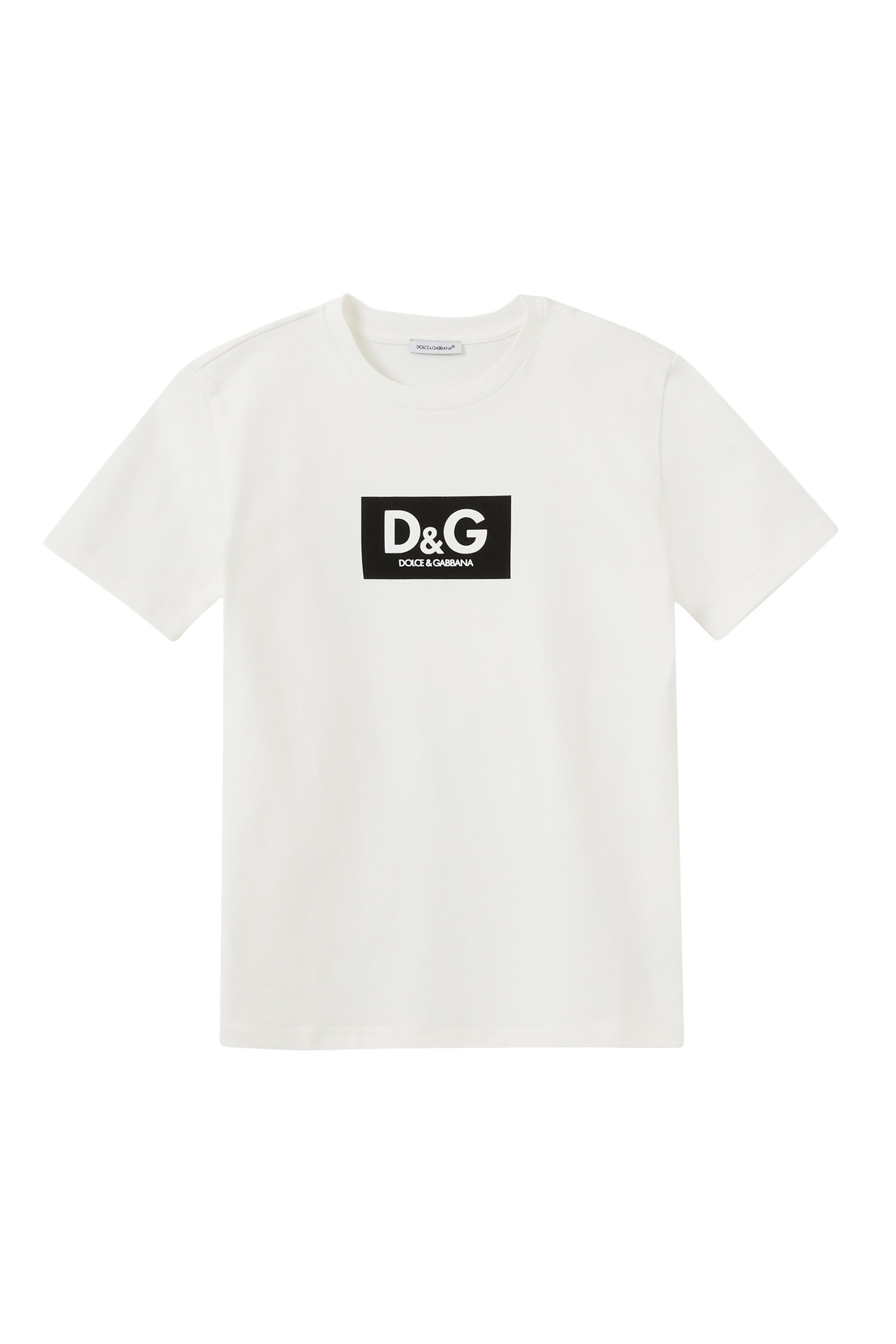Kids Interlock Oversized T-shirt with Logo Print