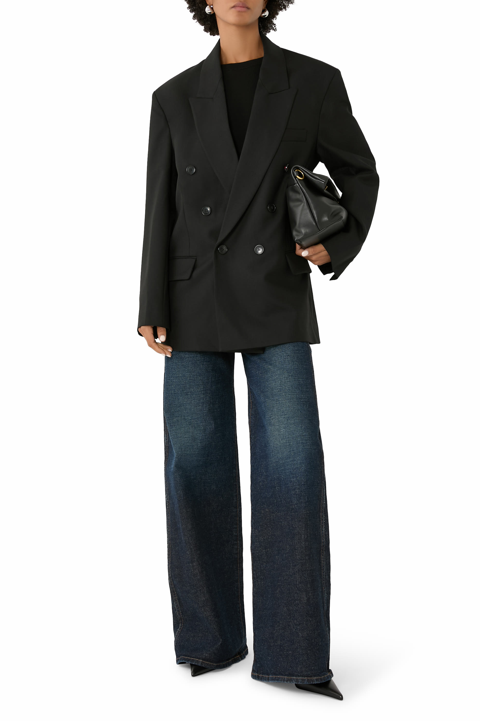 Relaxed Double Breasted Jacket