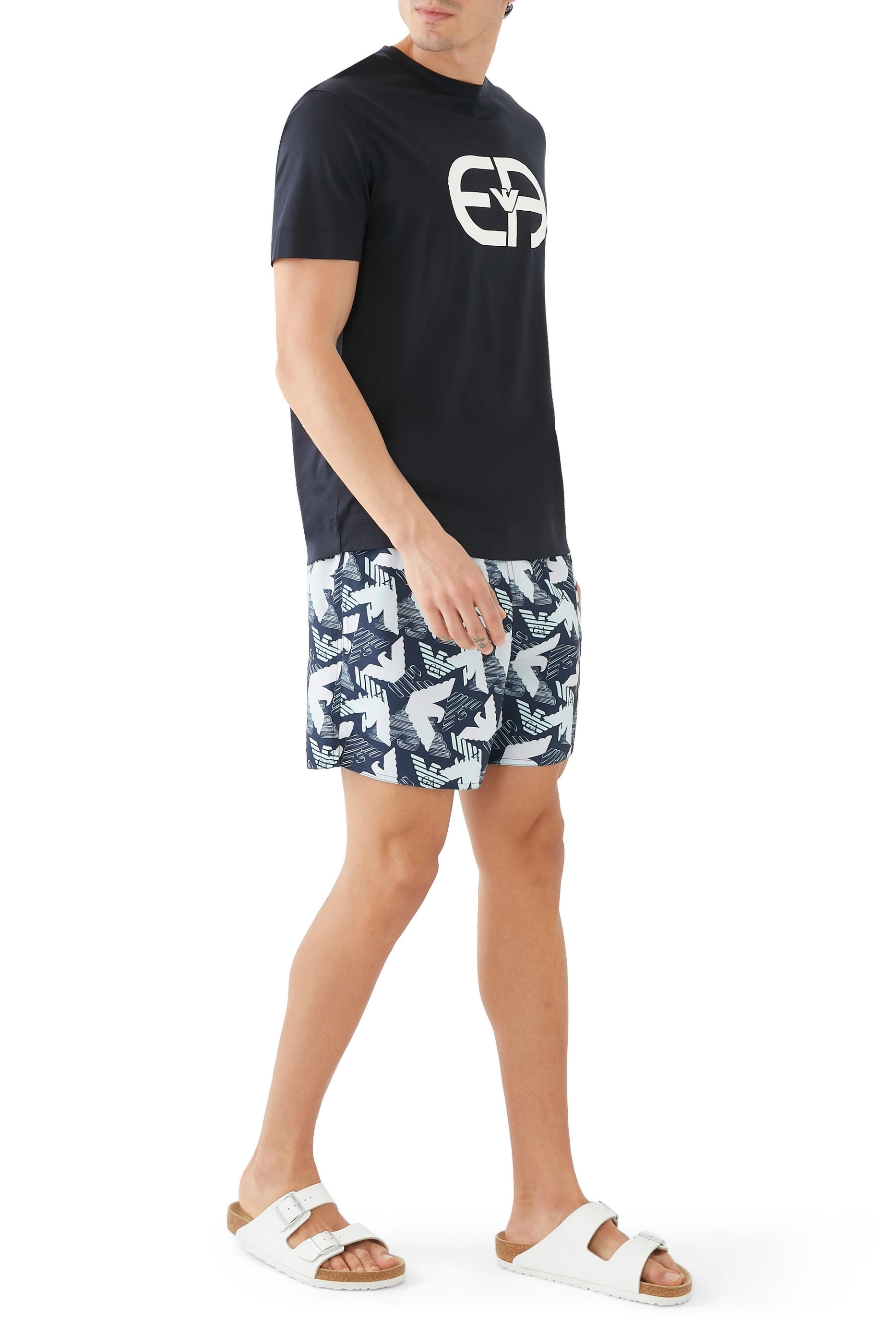 Macro Logo Swim Shorts