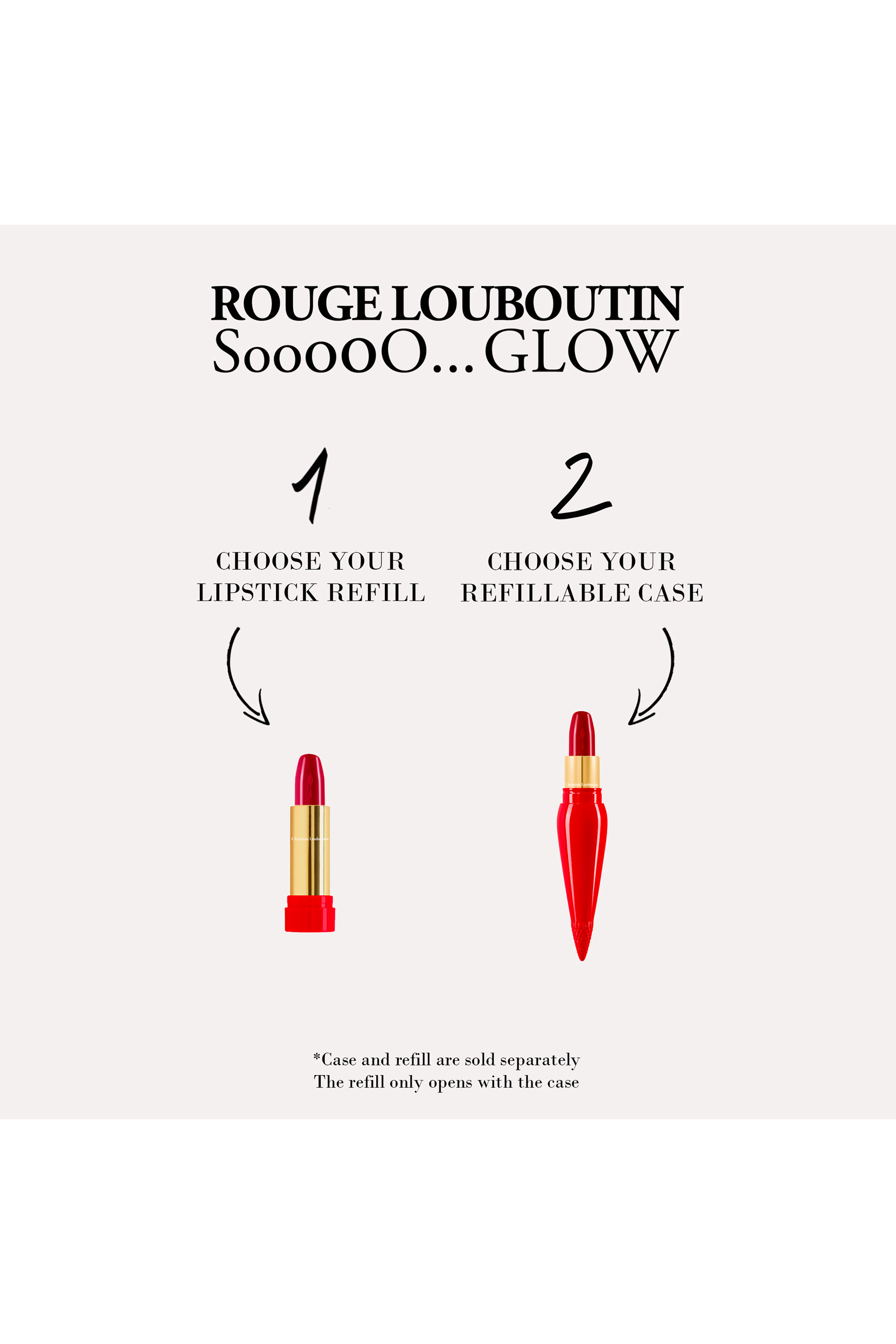 Rouge Louboutin SooooO&hellip;Glow Lip Color Lipstick Refill