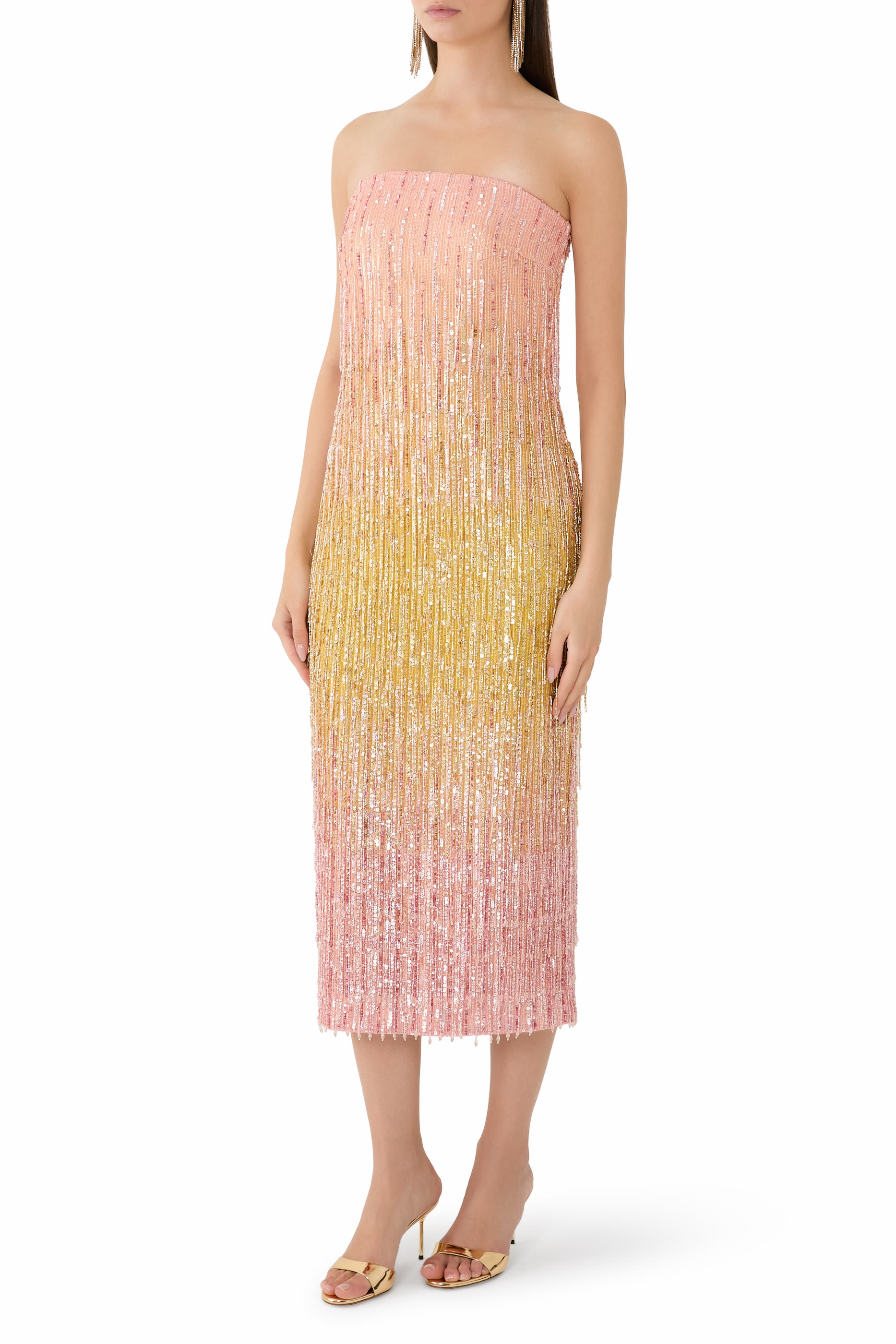 Amulet Sequin Midi Dress