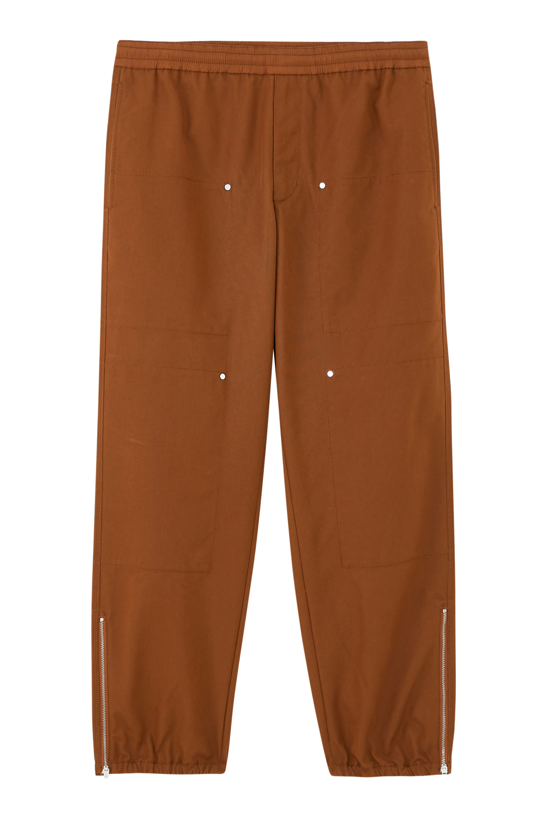 Embroidered Logo Cotton Jogging Trousers