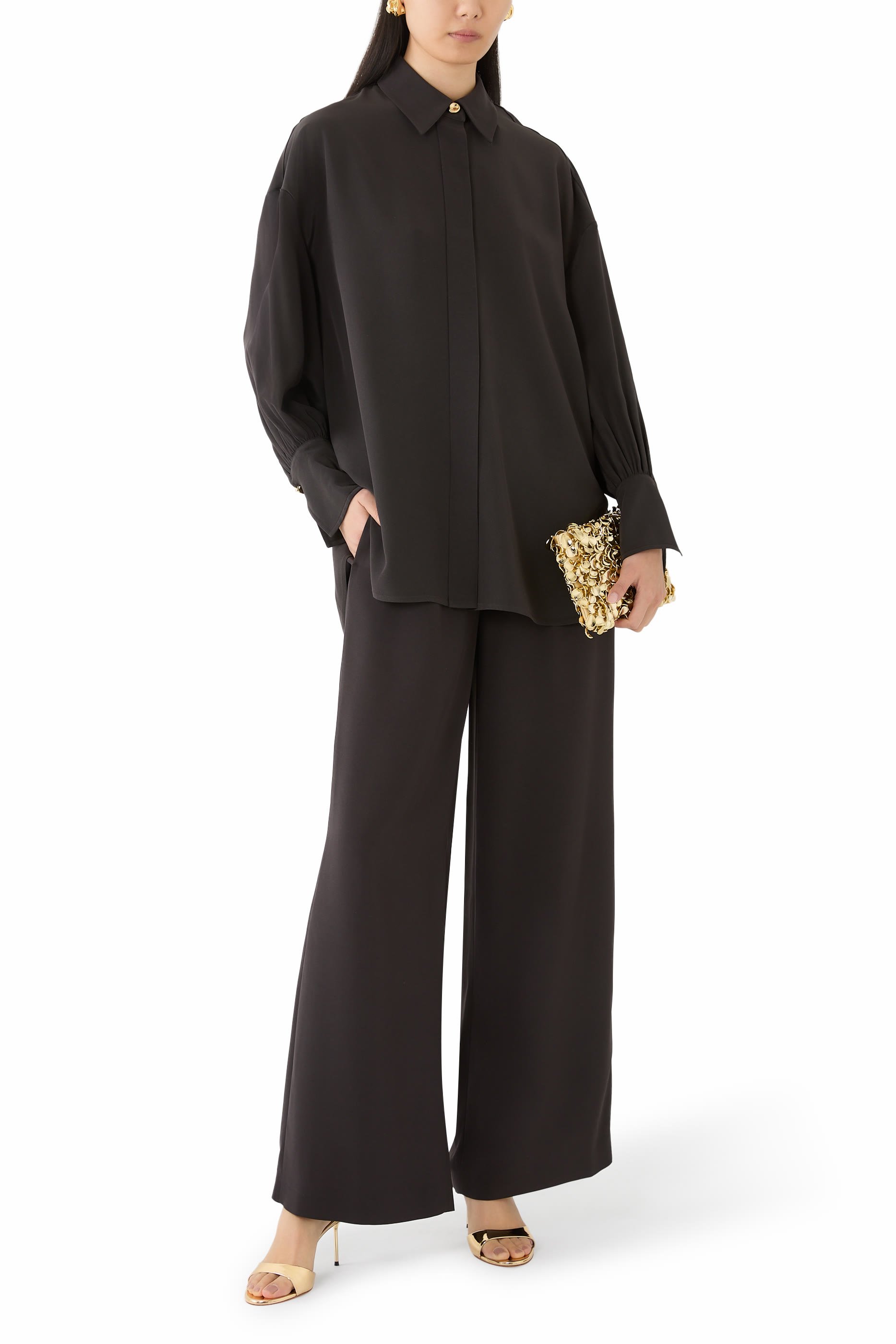 Camilia Satin Twill Blouse