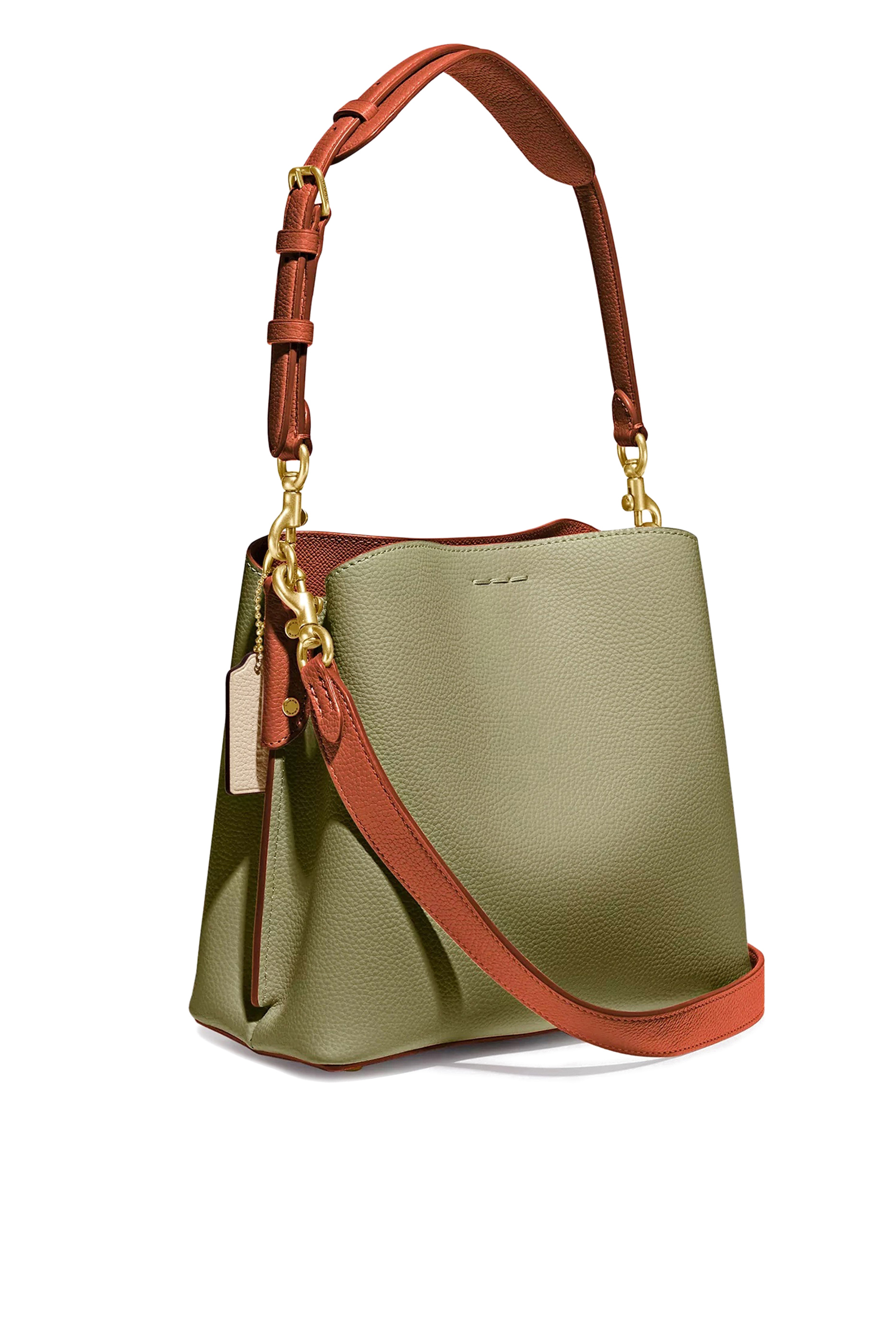 Willow Shoulder Bag in Colorblock With Signature Canvas Interior