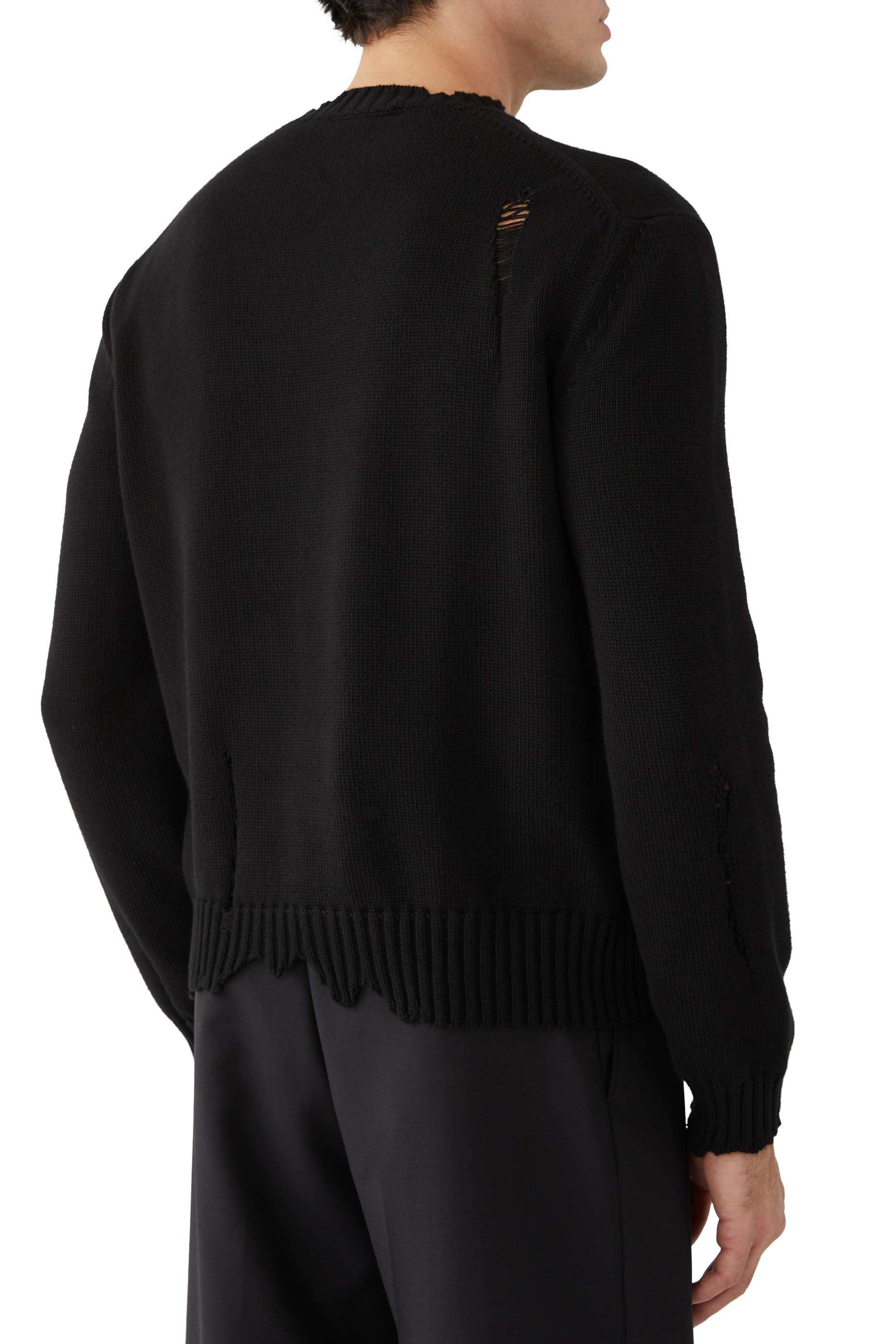 Distressed Skull Cardigan