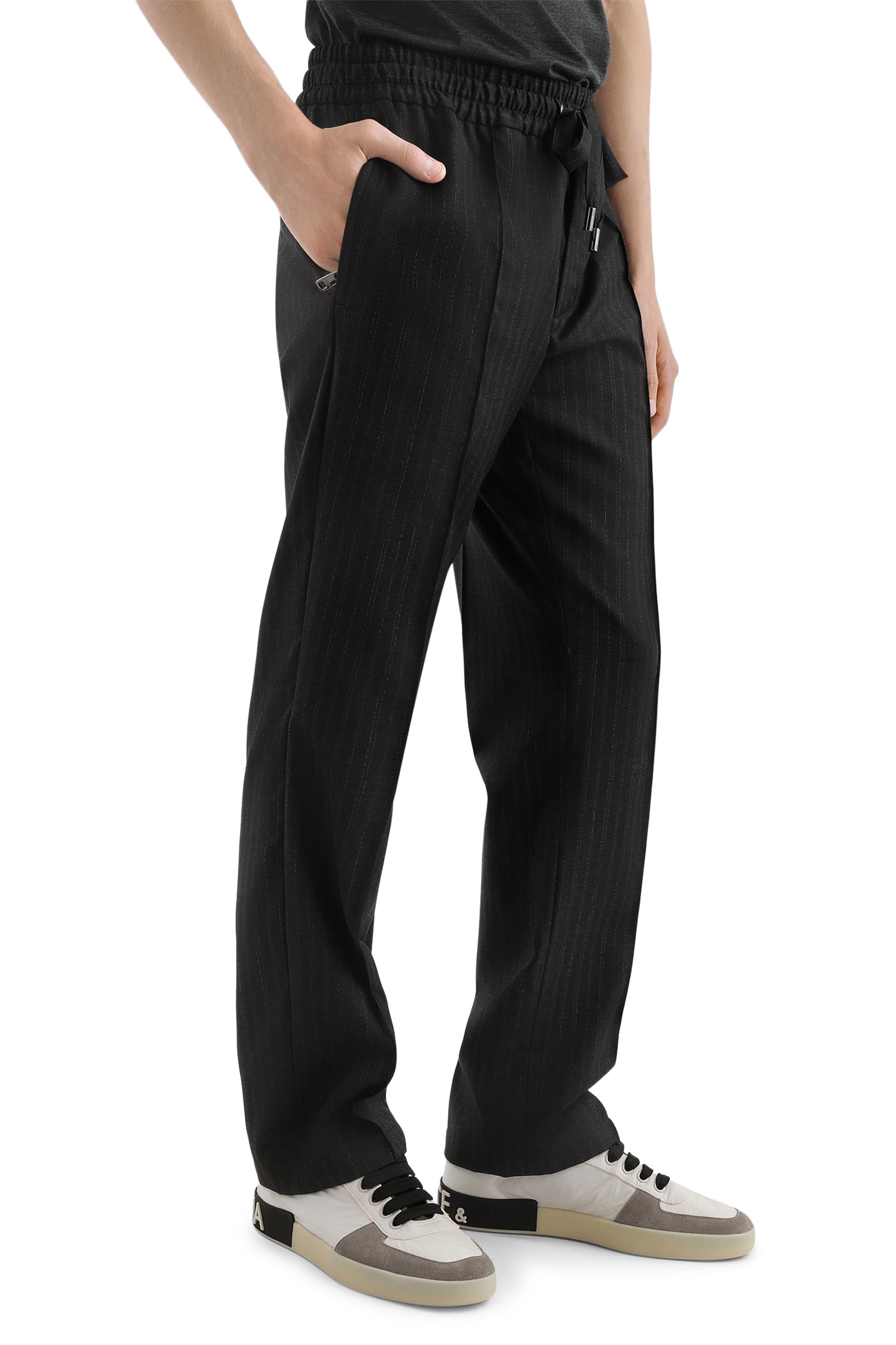 Tailored Pinstripe Jogging Trousers