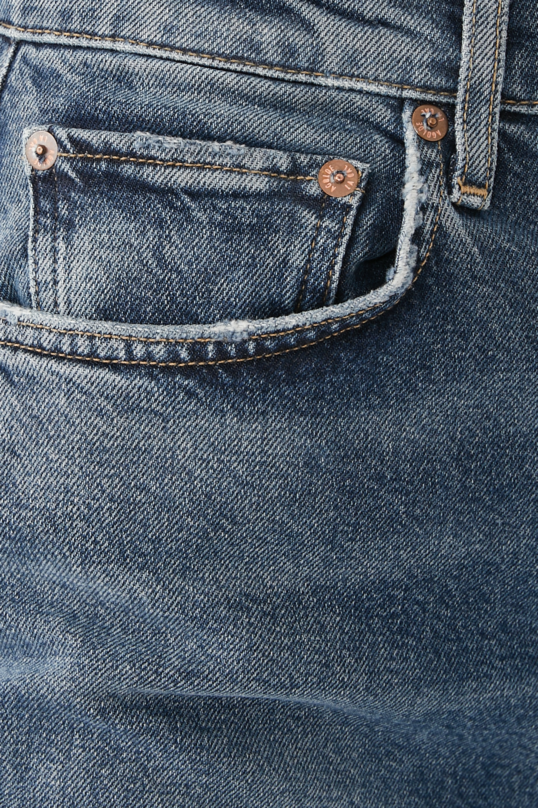 High Rise Stove Pipe Jeans