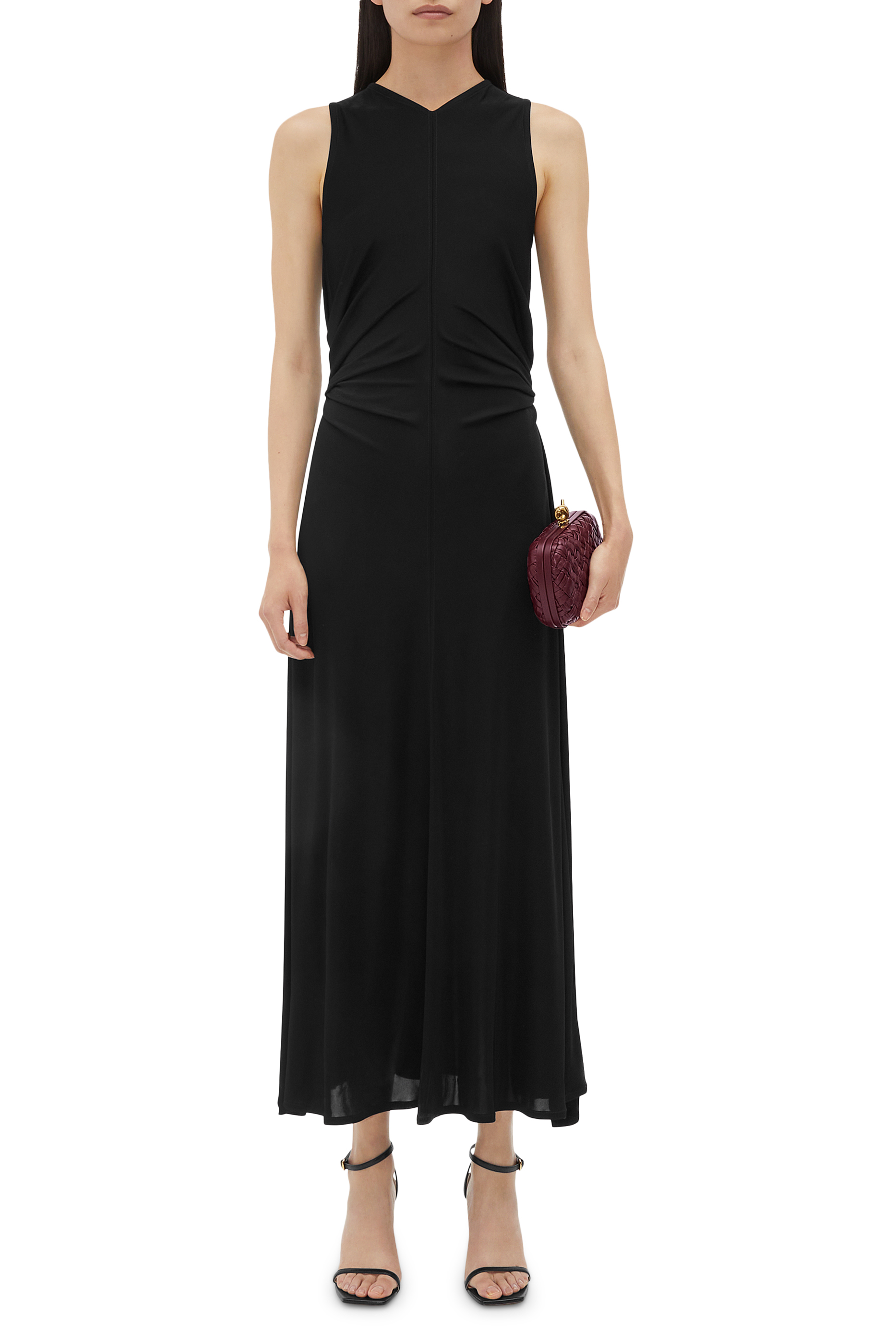 Knot Leather Clutch Bag