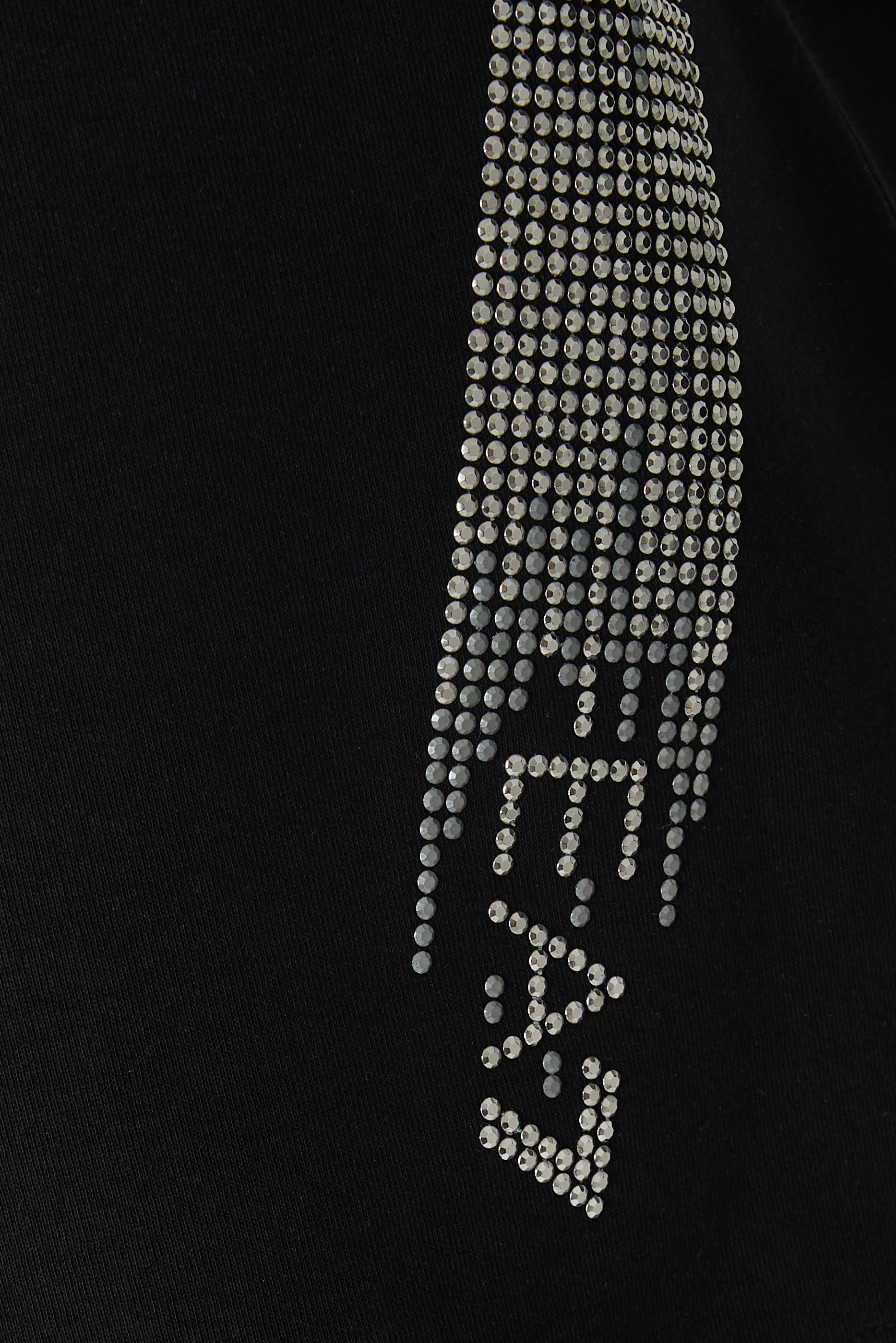 Rhinestone-Embellished Logo Sweatshirt