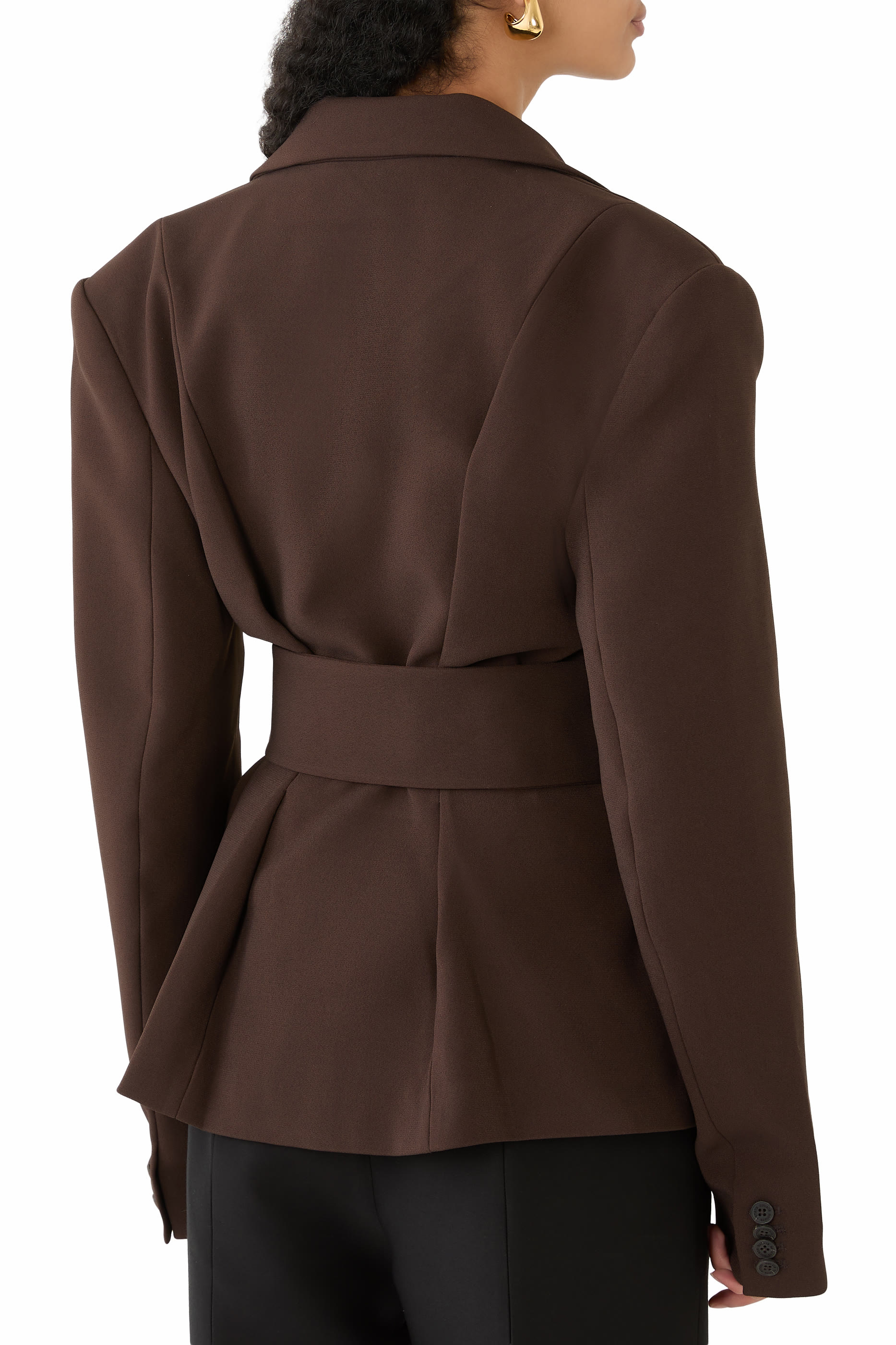 Suiting Belted Blazer