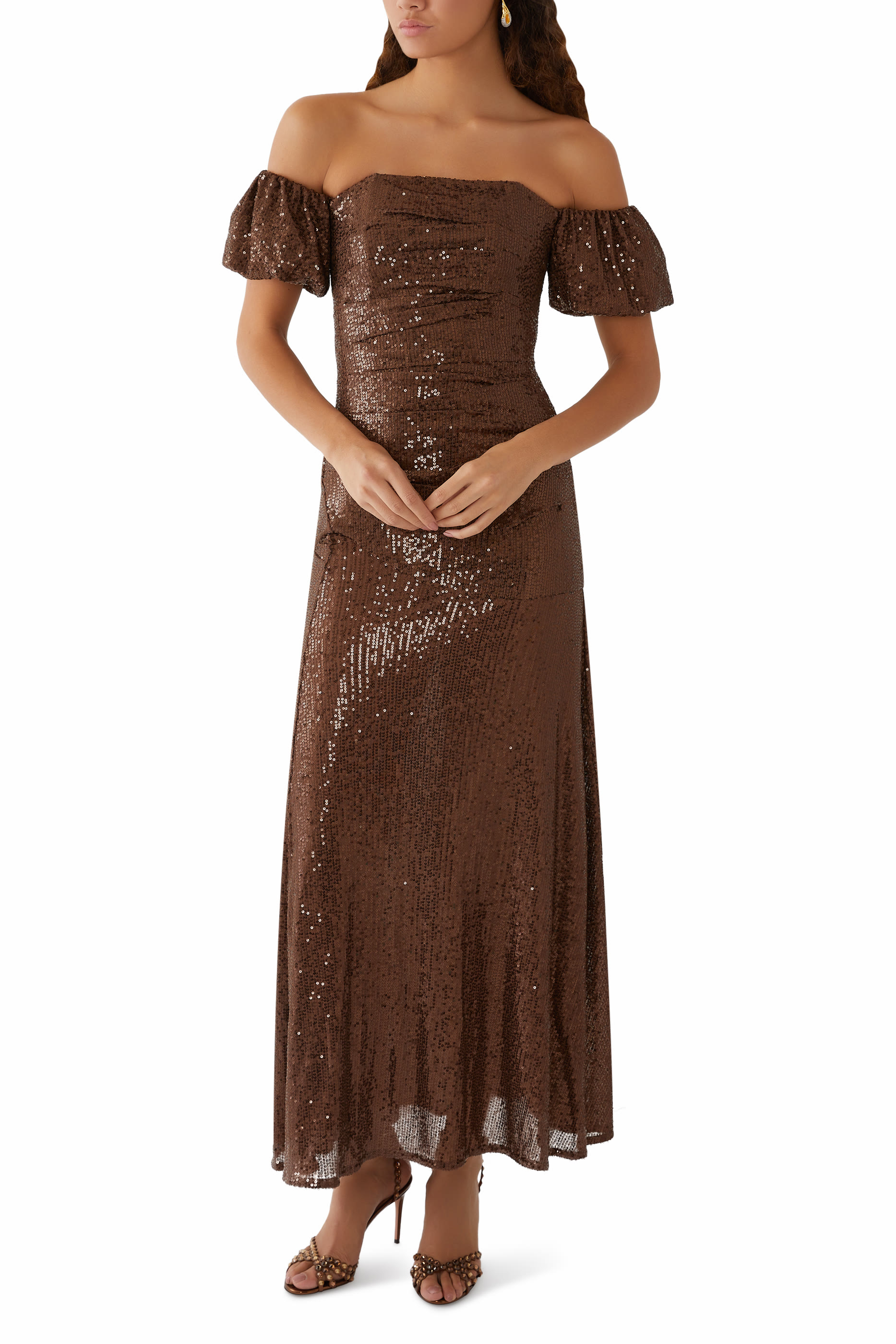 Sunbeam Valentina Off-Shoulder Gown