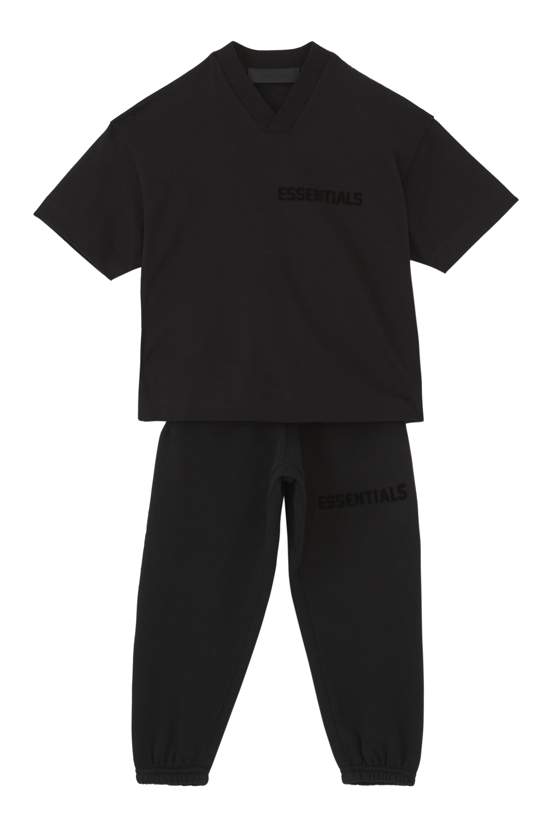 Kids Essentials V-Neck Logo T-Shirt