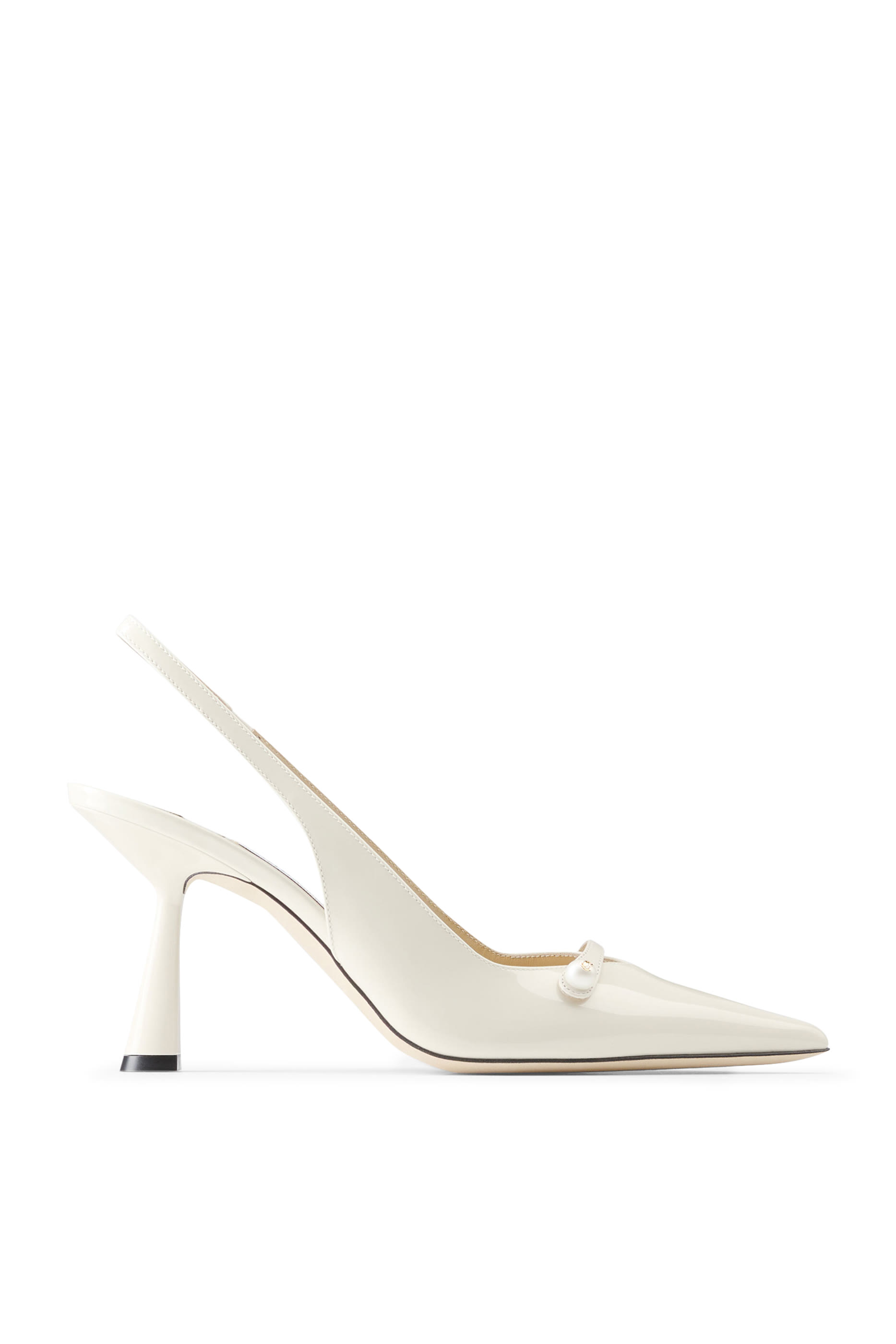 Amita 85 Patent Nappa Leather Slingbacks