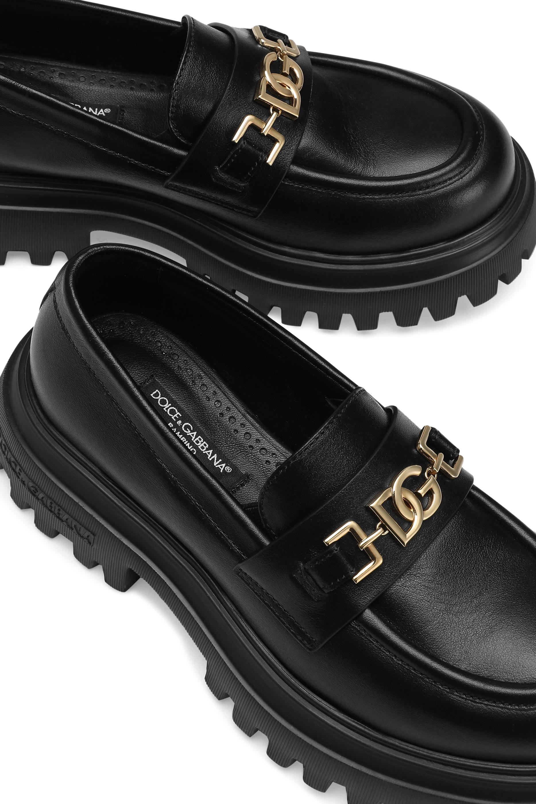 Kids Nappa Calfskin Loafers