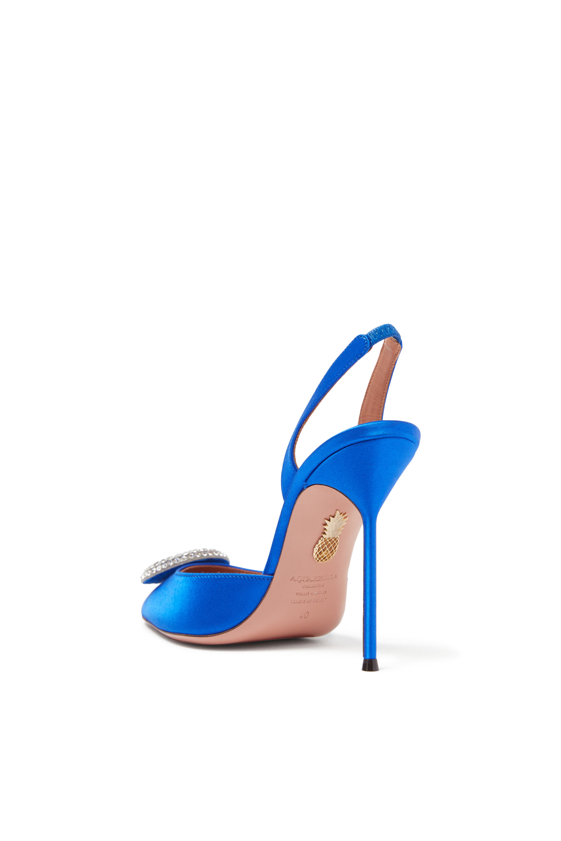 Crystal Hoop Slingback Pumps 105