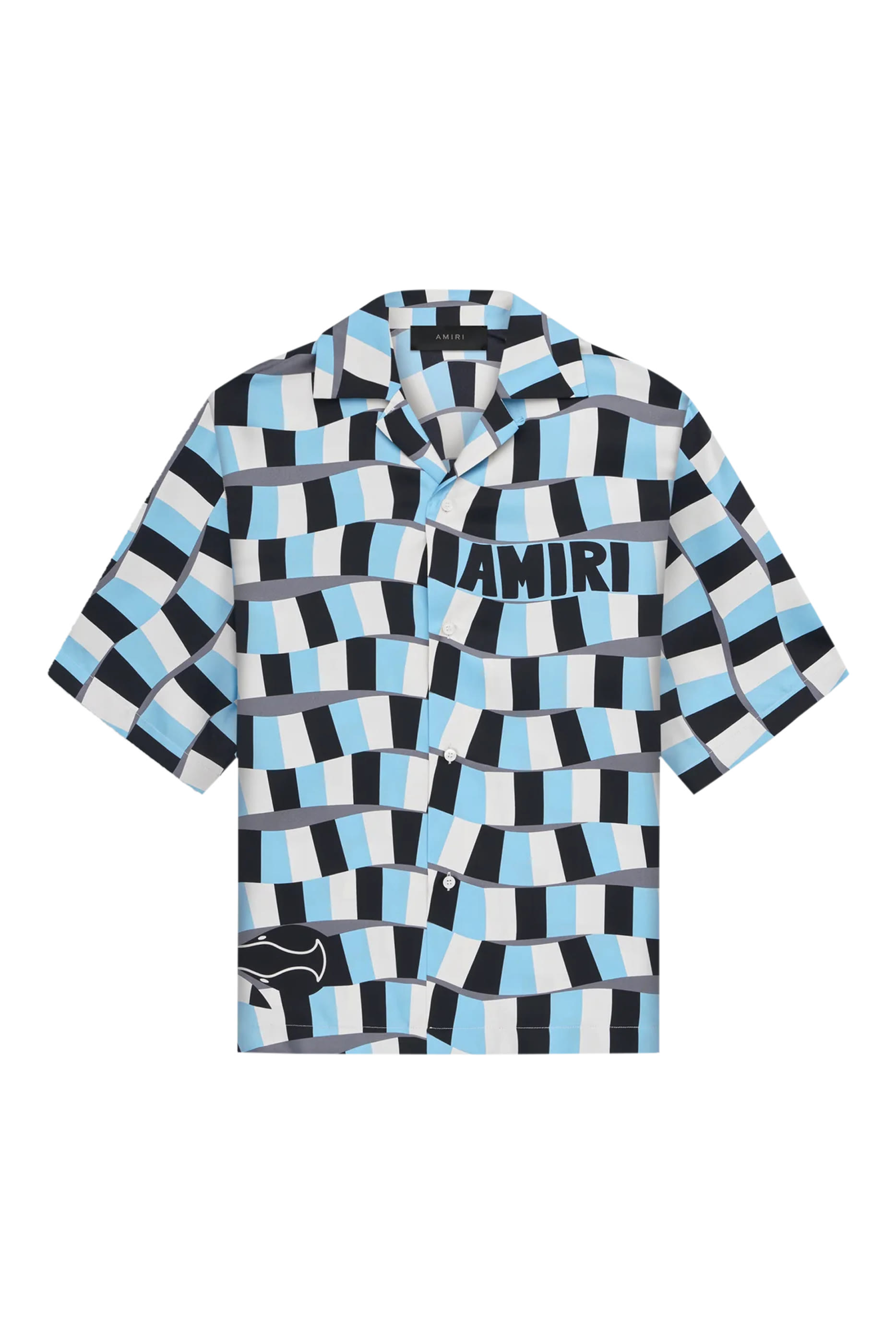Snake Checker Bowling Shirt