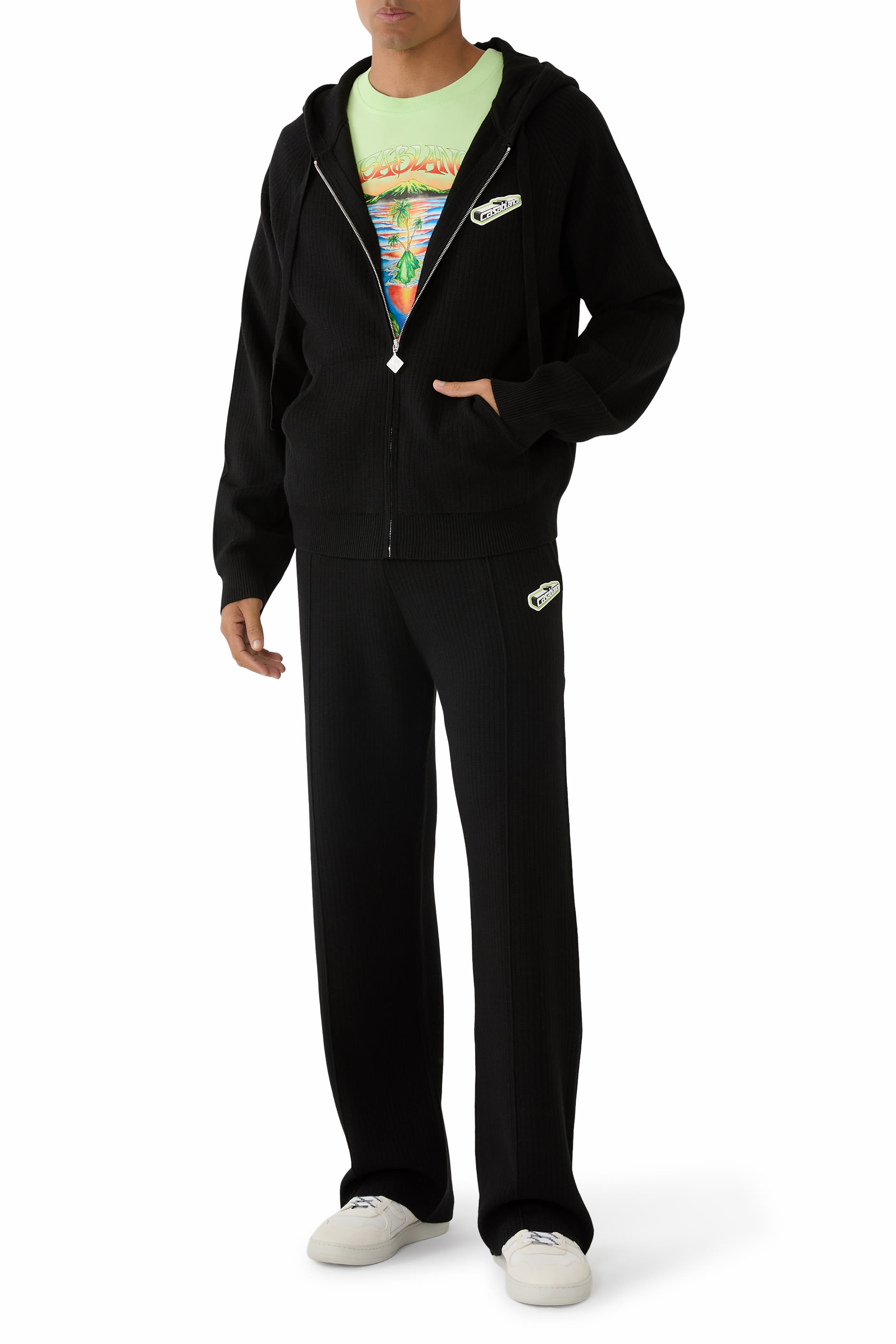 Rib Merino Hoodie