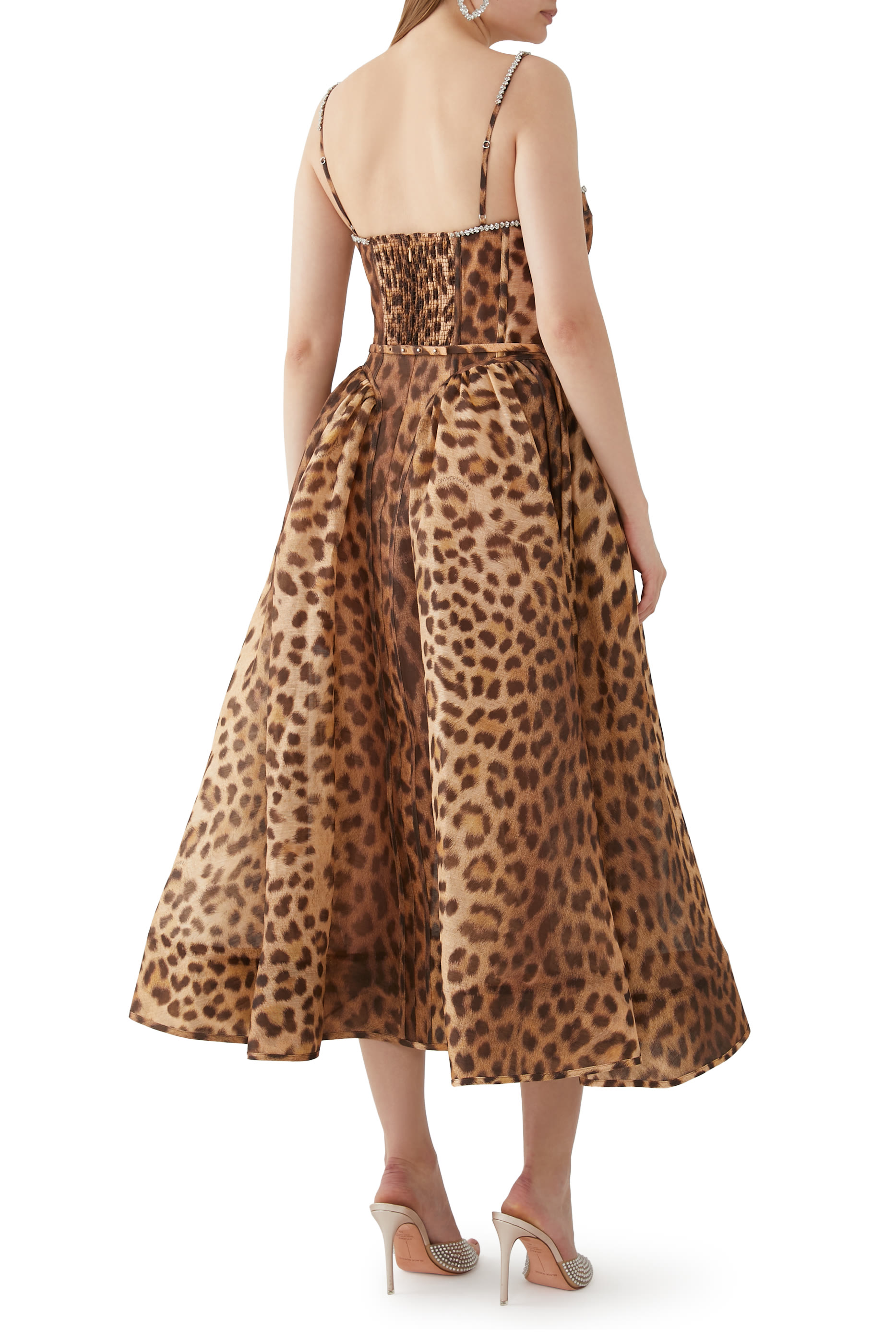 Crush Panelled Midi Dress