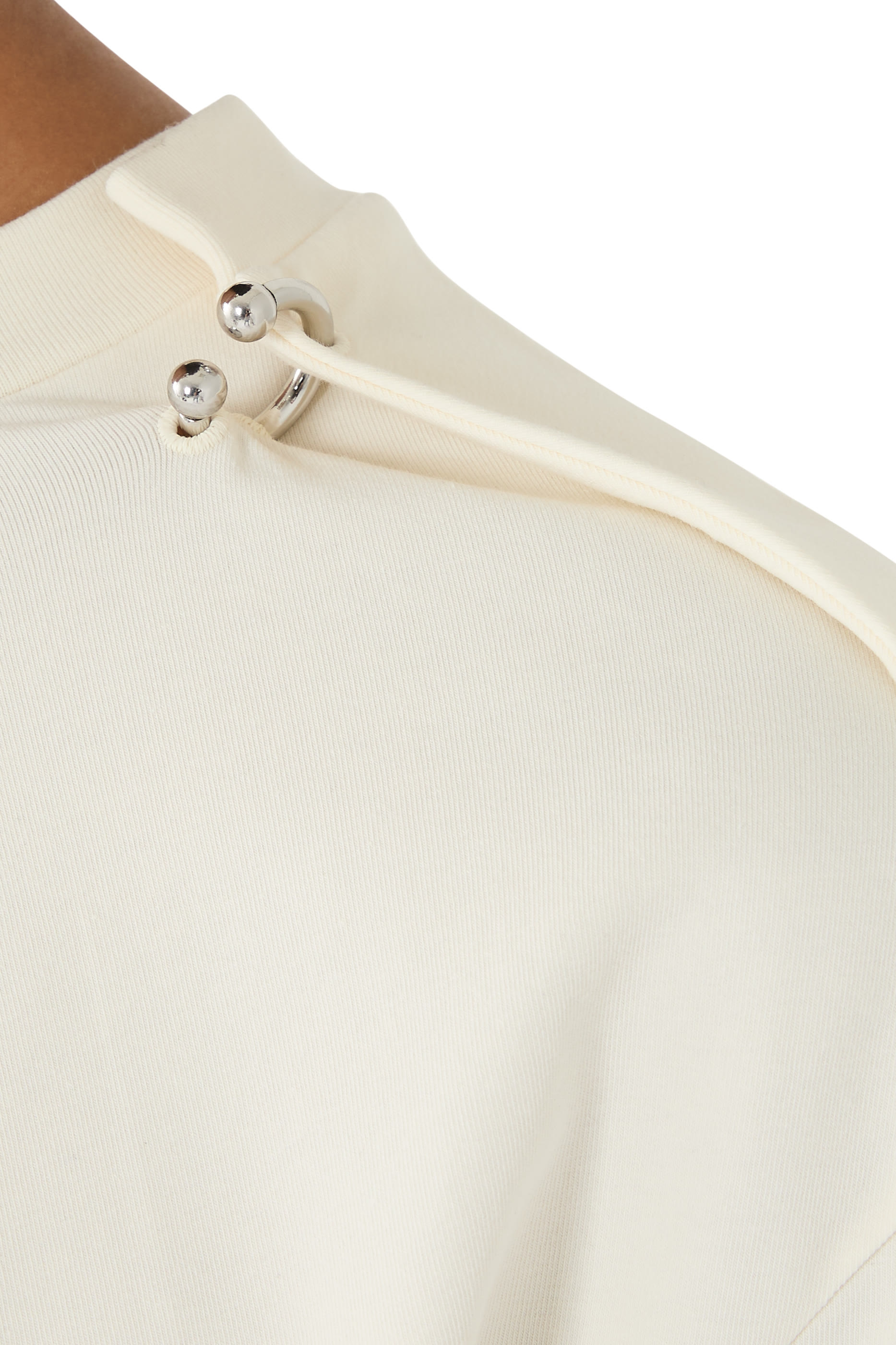 Draped Pierced Day Dress