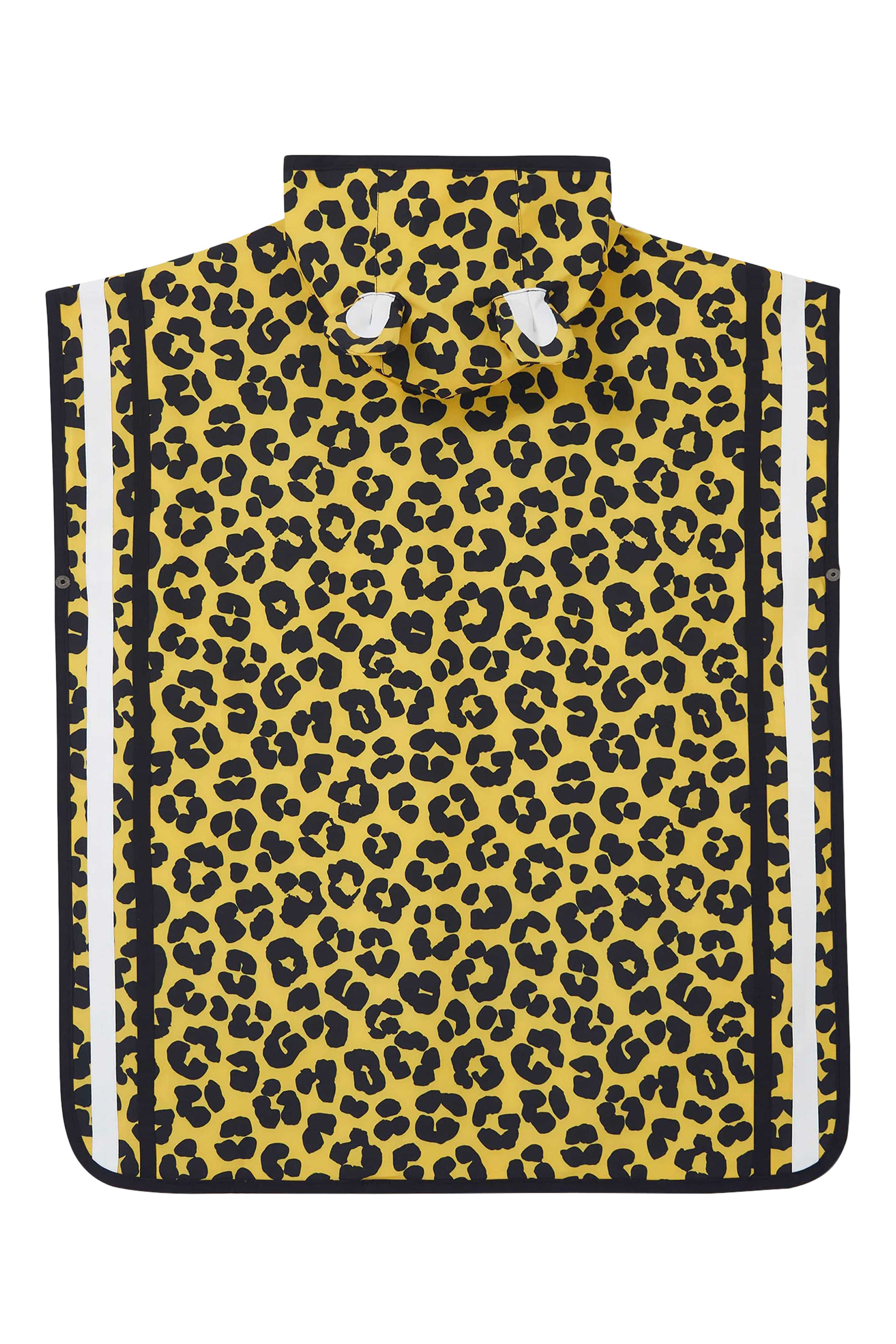 Kids Leopard-Print Poncho Towel