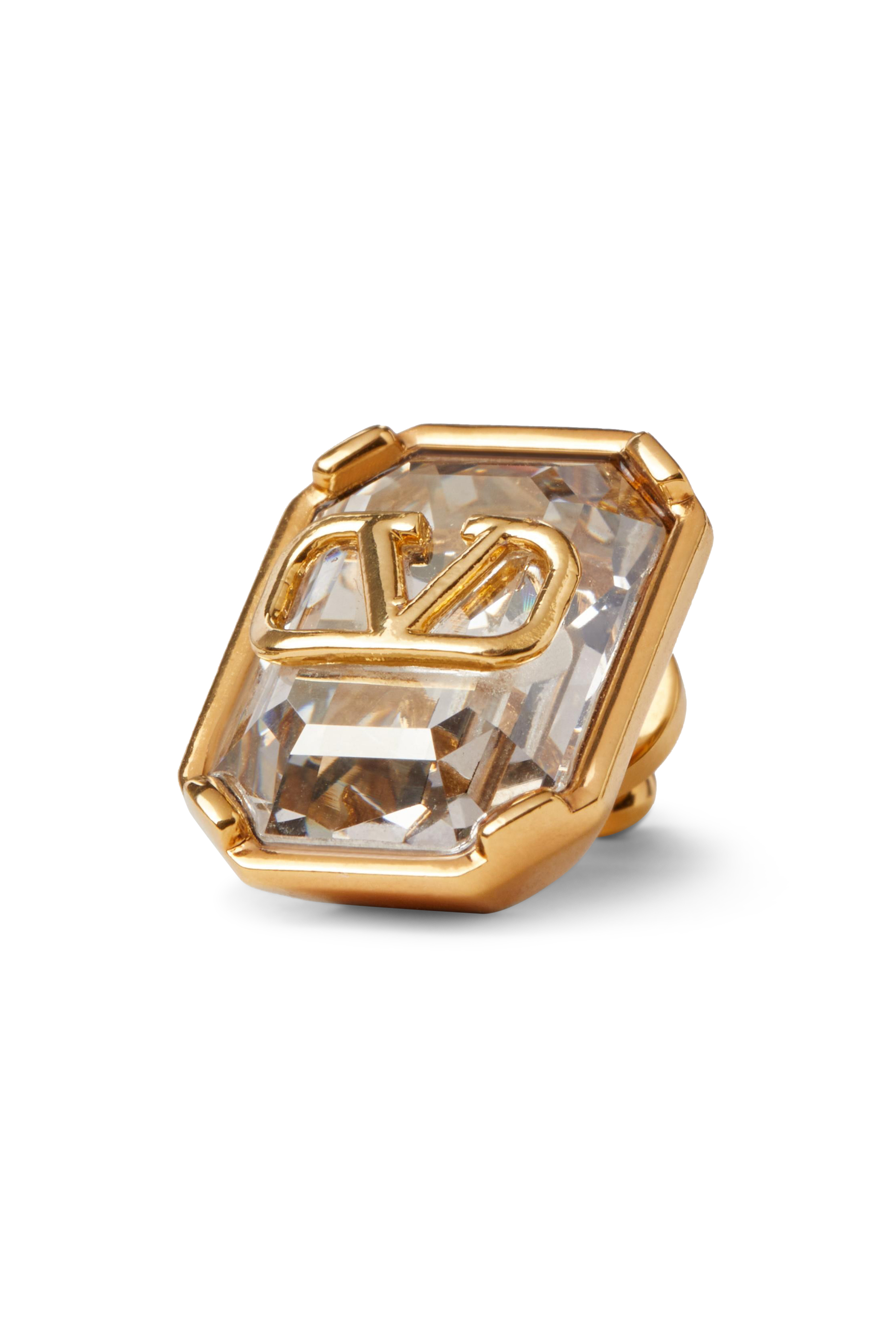 Valentino Garavani VLogo Signature Crystal Stud Earrings