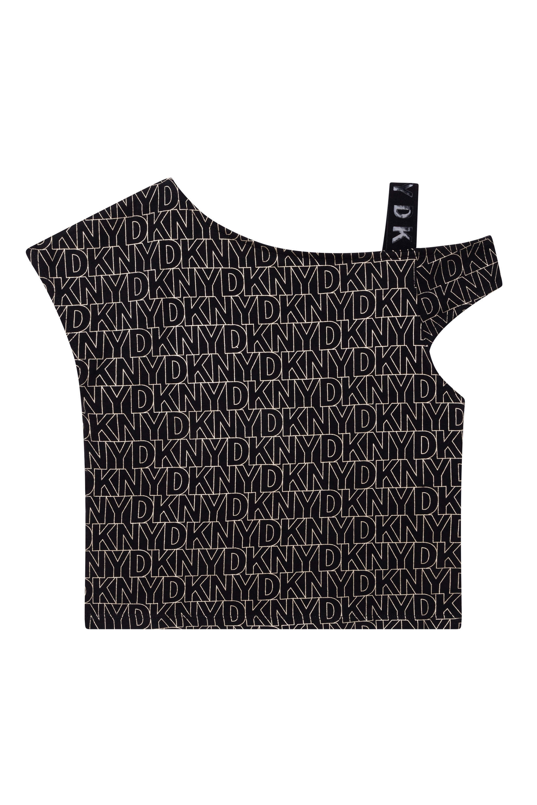 Logo Print Asymmetric Top