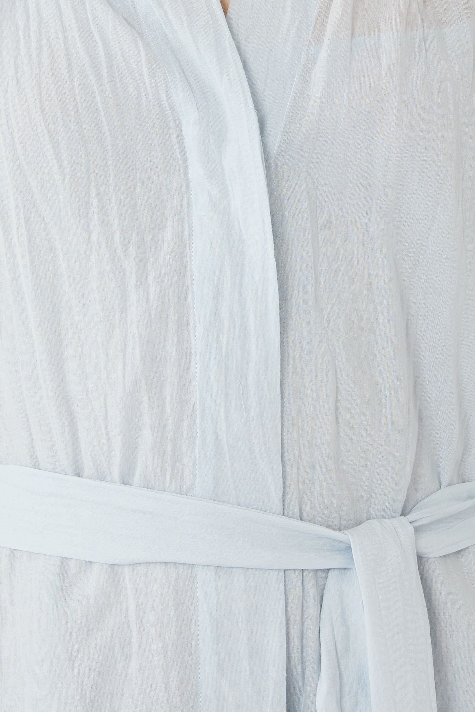  Belted Cotton Voile Dress