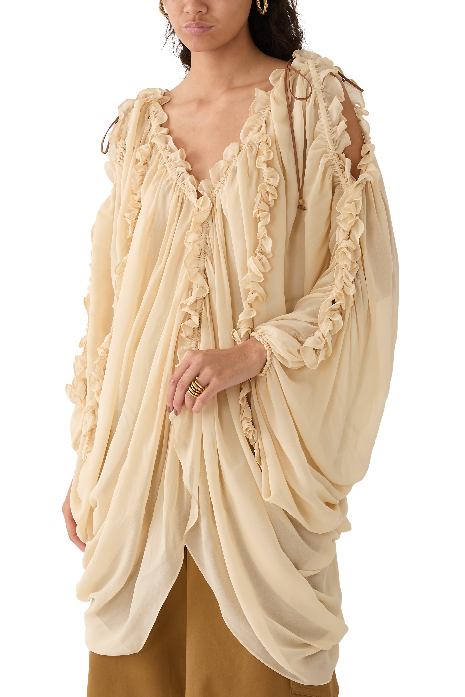 Illuminate Draped Blouse