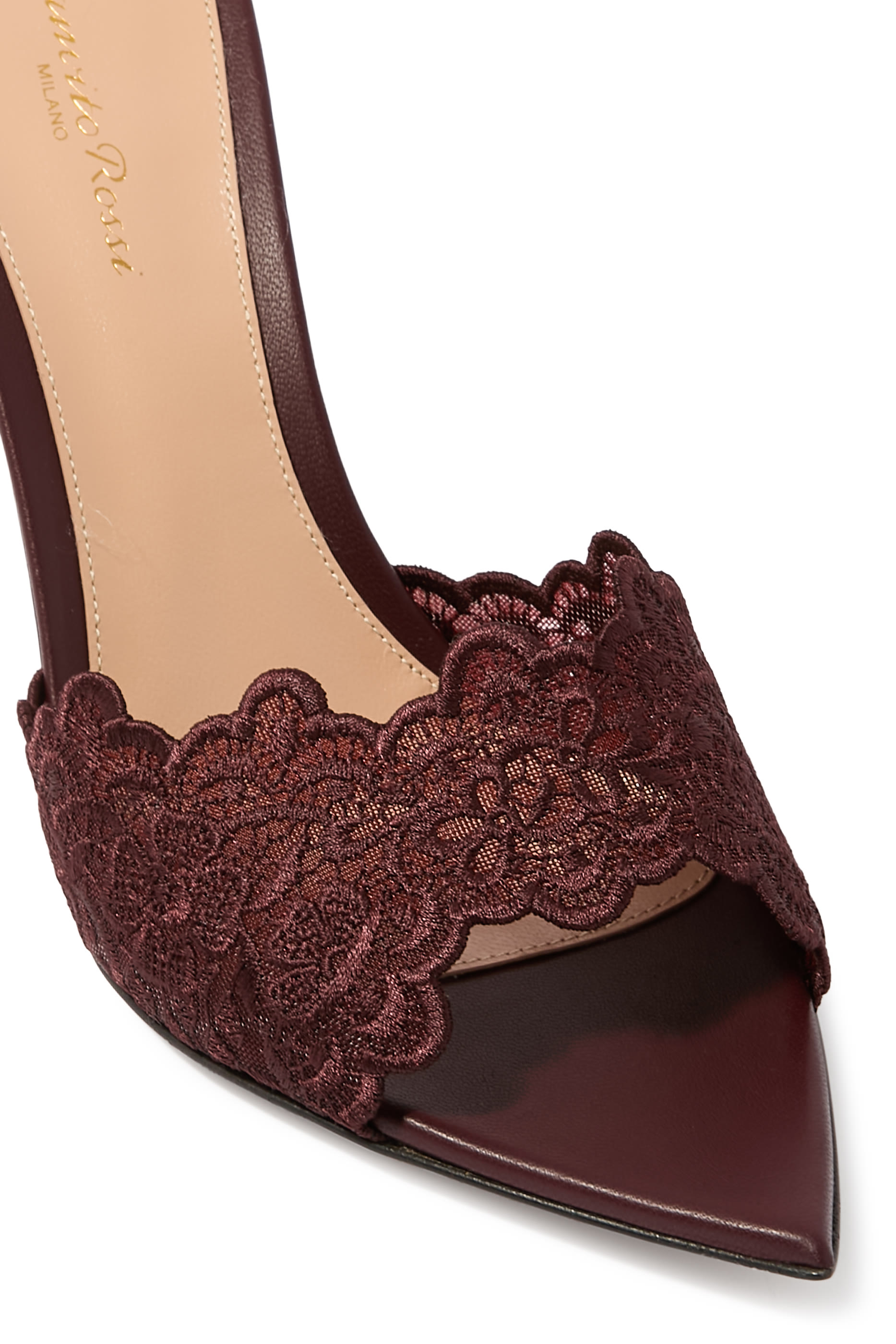 Yvonne 85 Lace Mules 