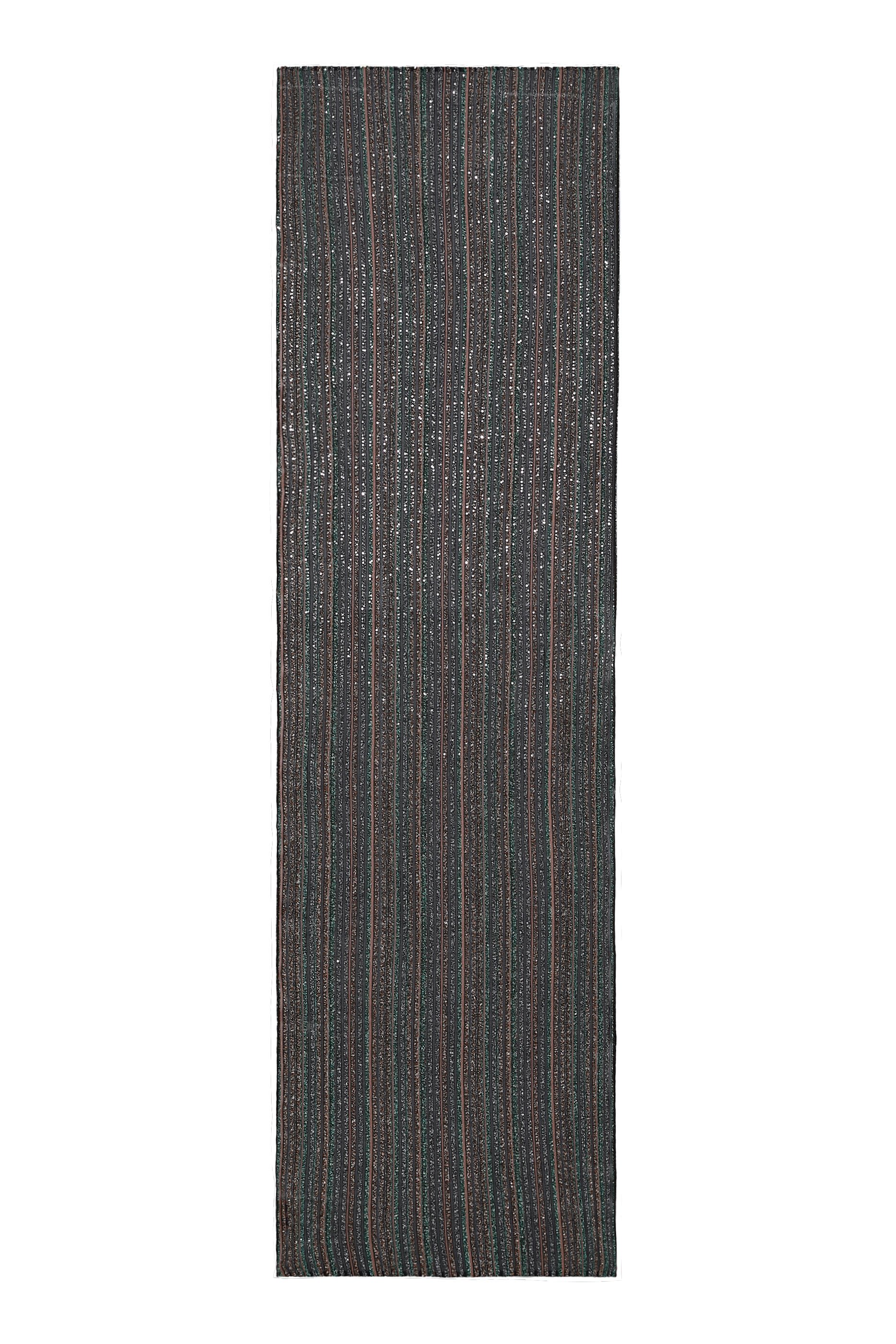 Ribbed Stole with Sequins