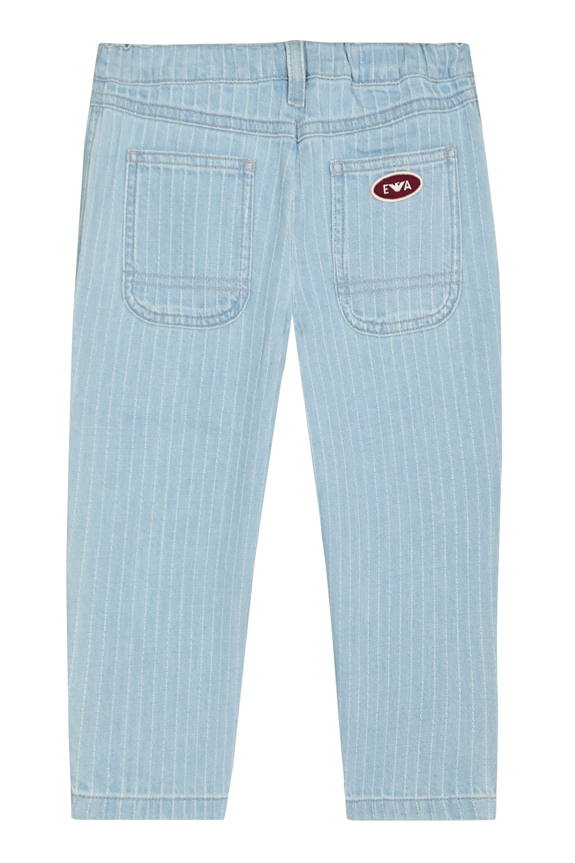 Kids Striped Denim Jeans