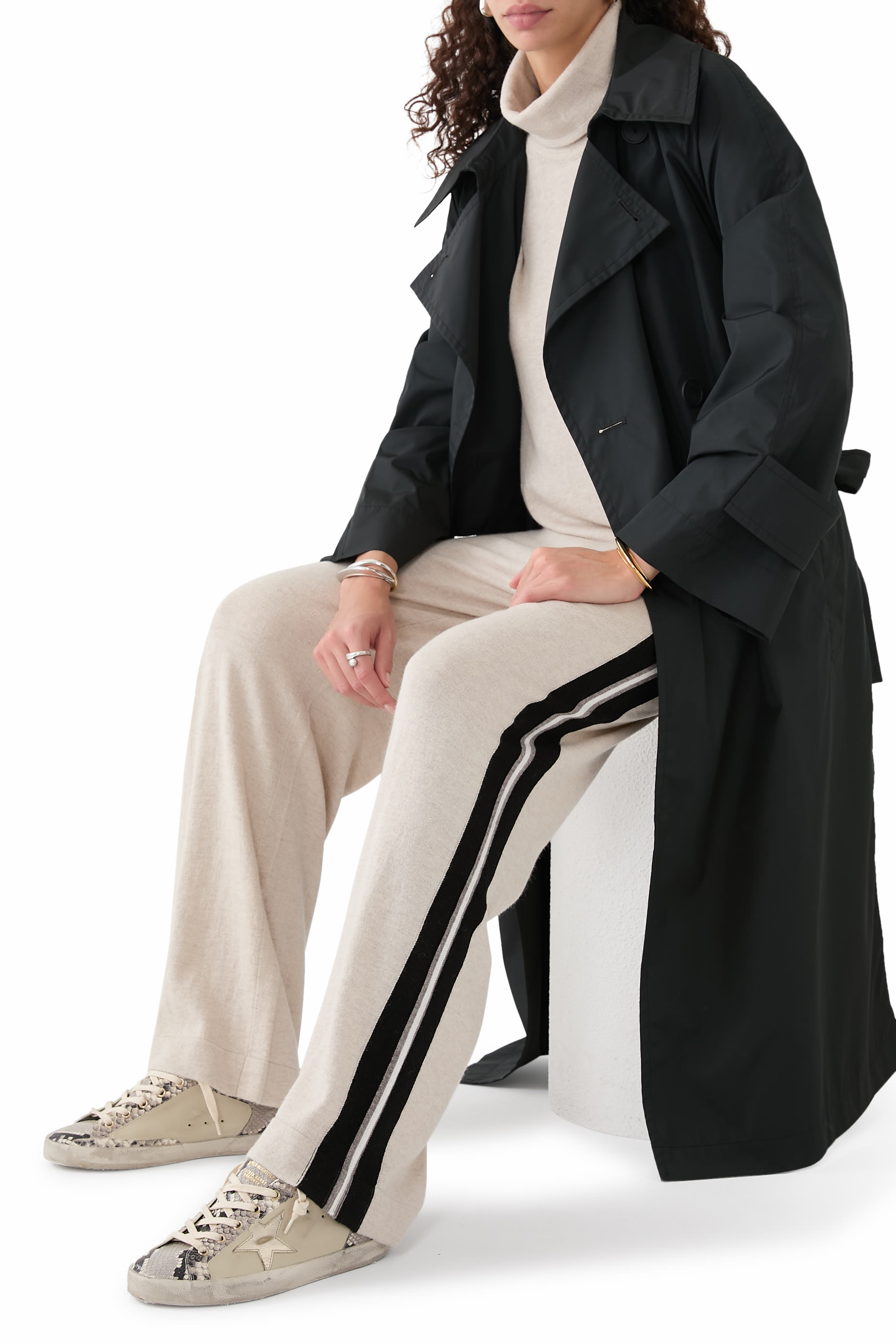 Super Star Python Print Sneakers