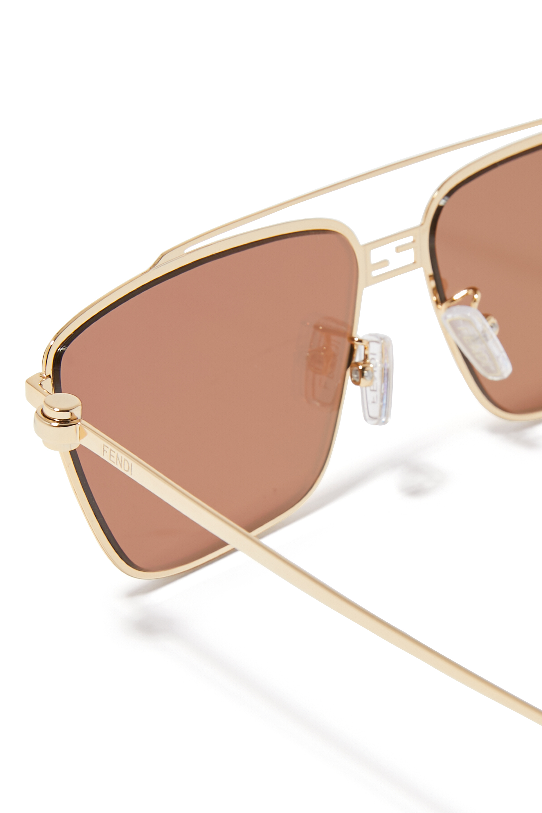 Baguette Aviator Sunglasses