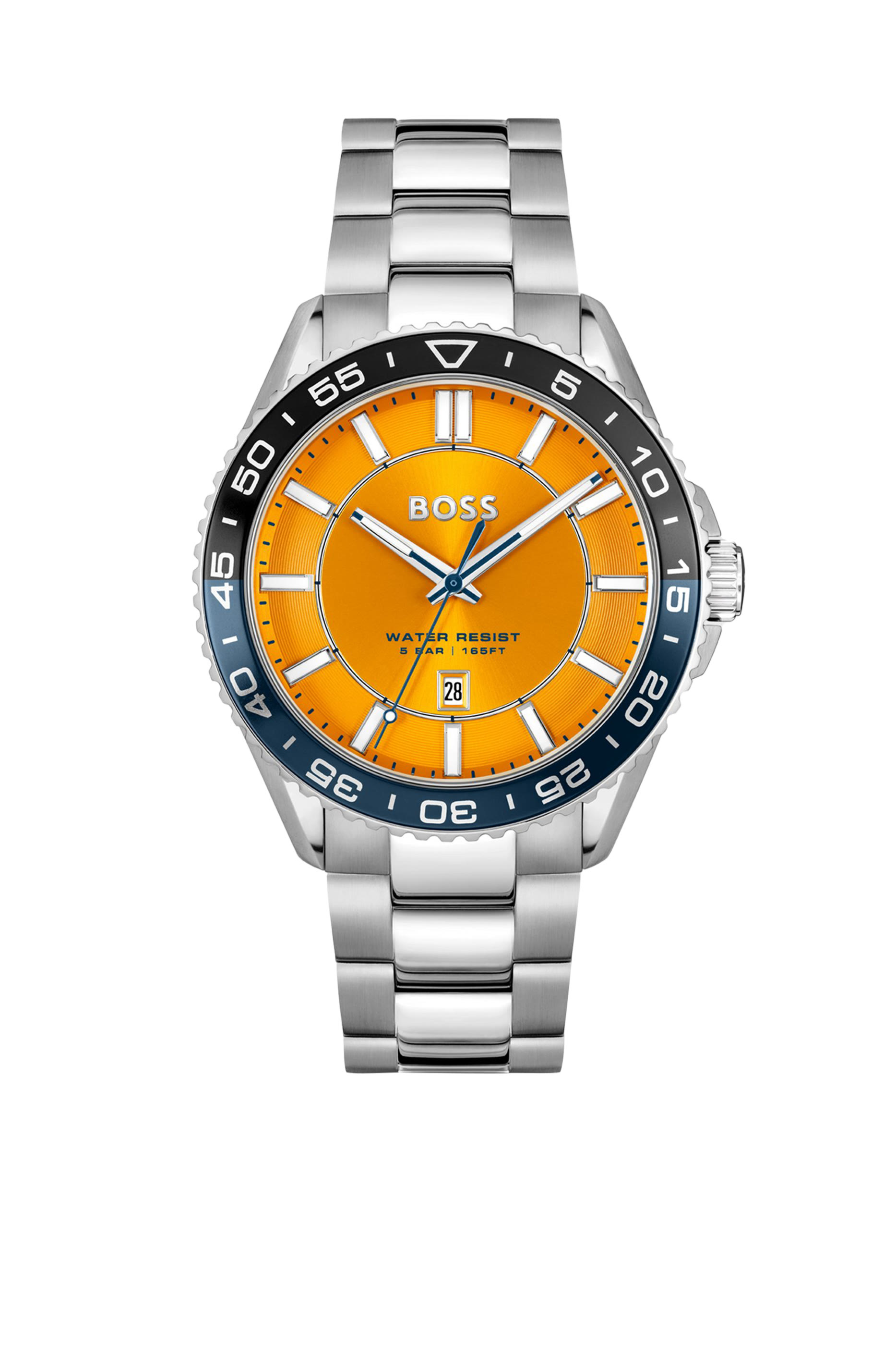 Runner 3H Stainless Steel Watch